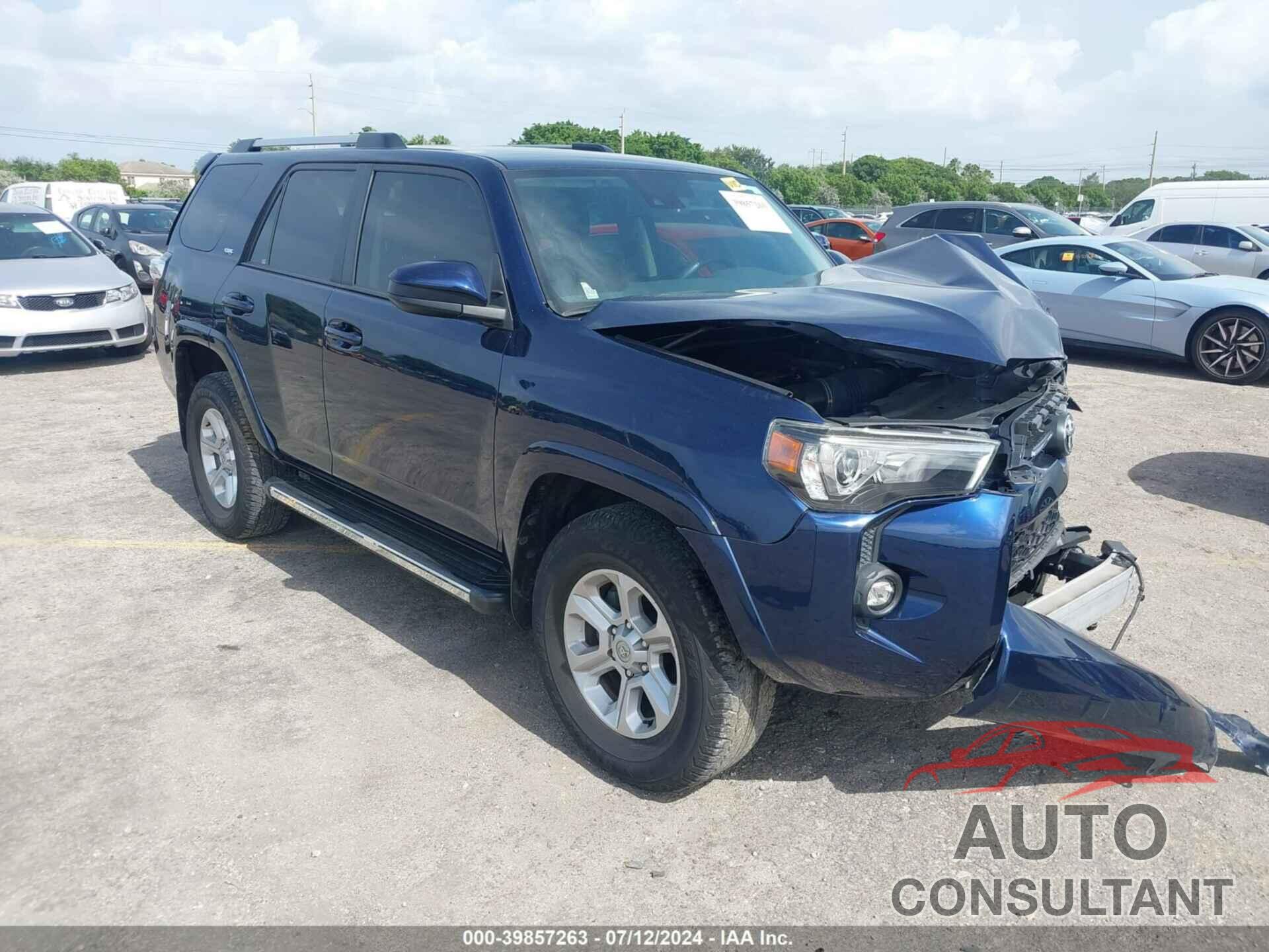 TOYOTA 4RUNNER 2022 - JTEEU5JR2N5258644