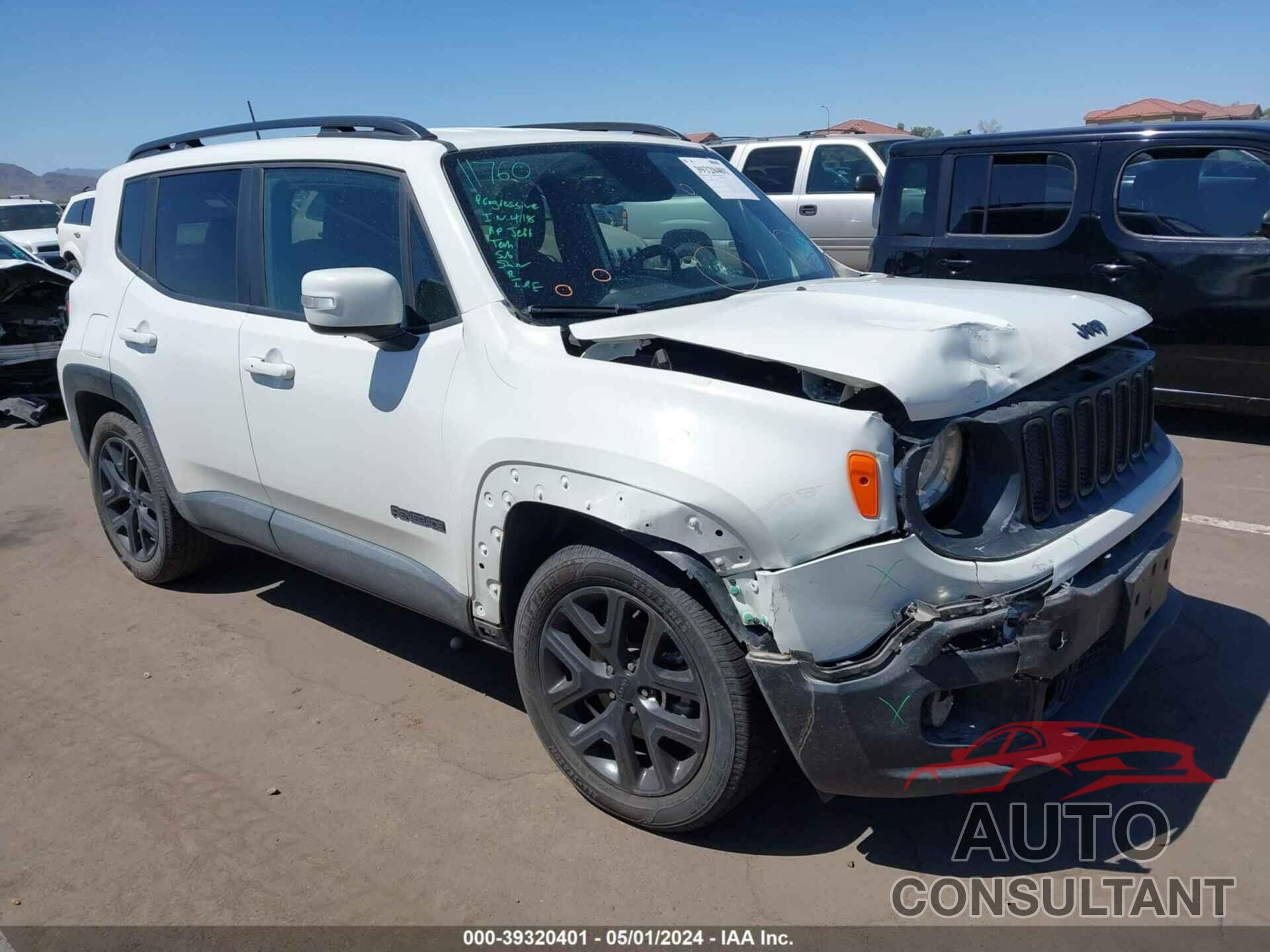 JEEP RENEGADE 2018 - ZACCJABB5JPH63366