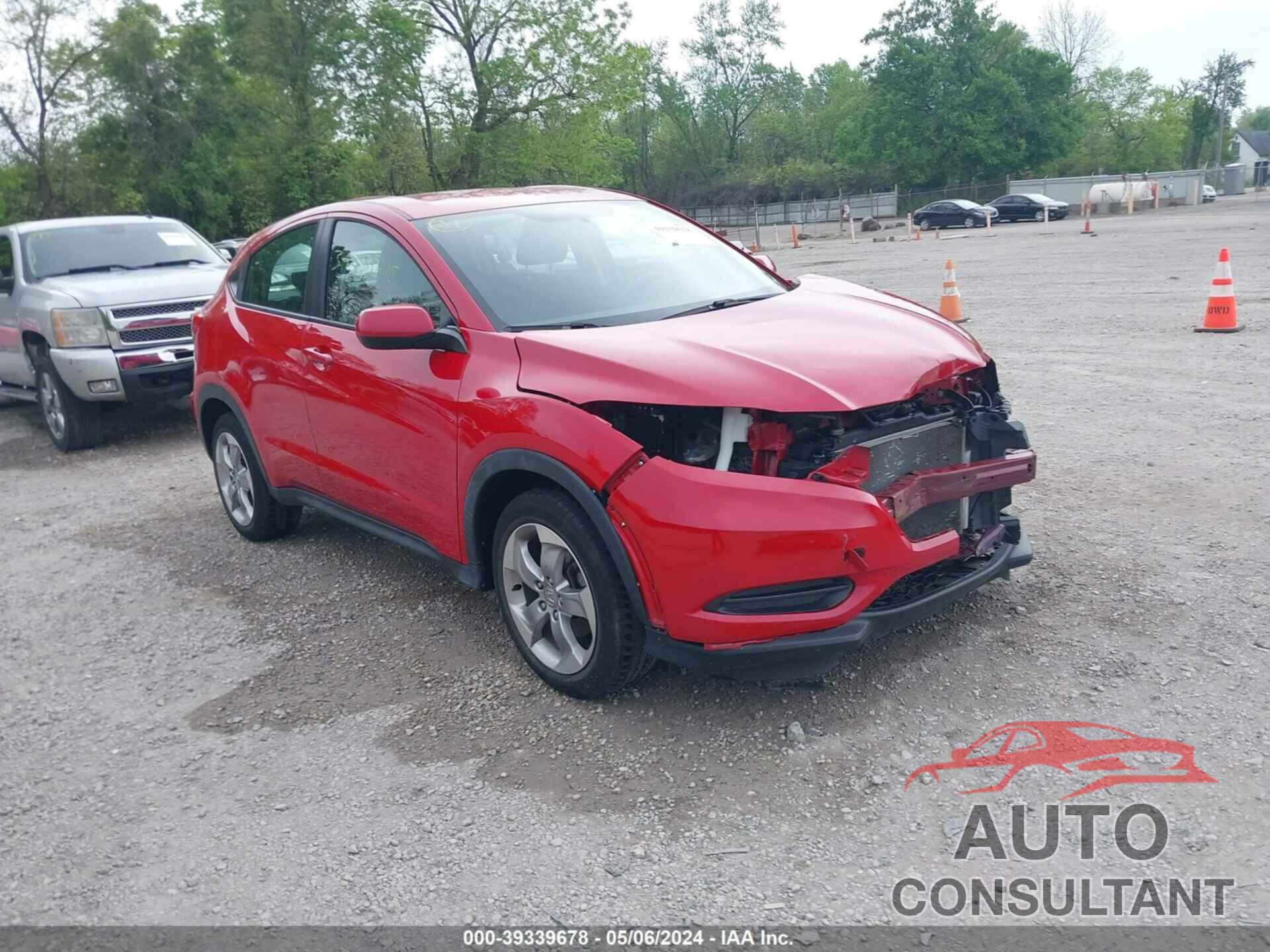 HONDA HR-V 2018 - 3CZRU6H37JG719007