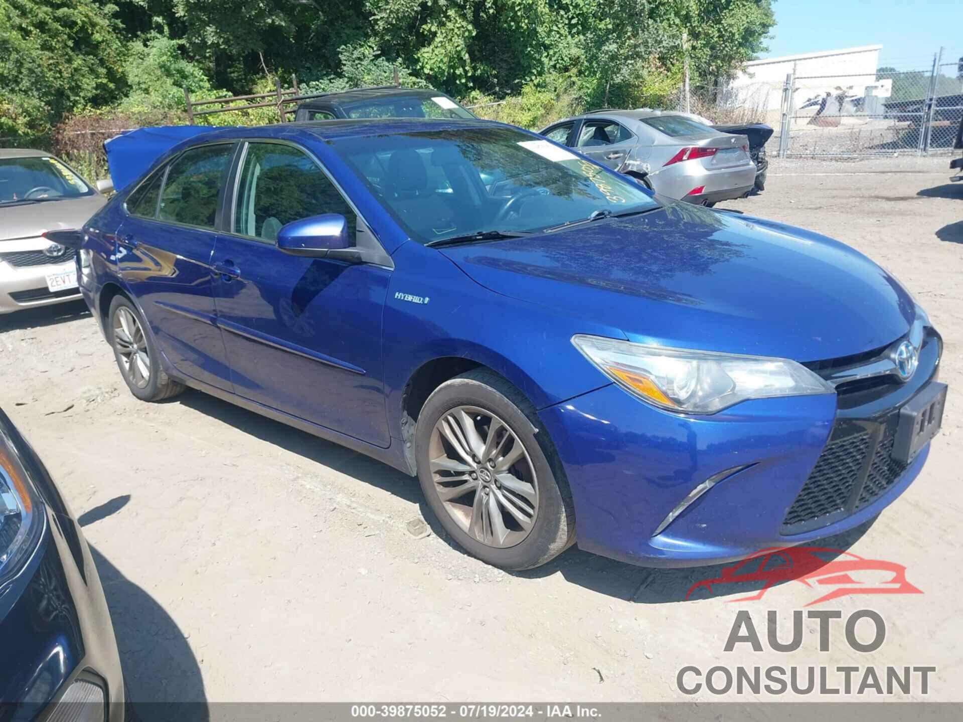 TOYOTA CAMRY HYBRID 2016 - 4T1BD1FK1GU189526