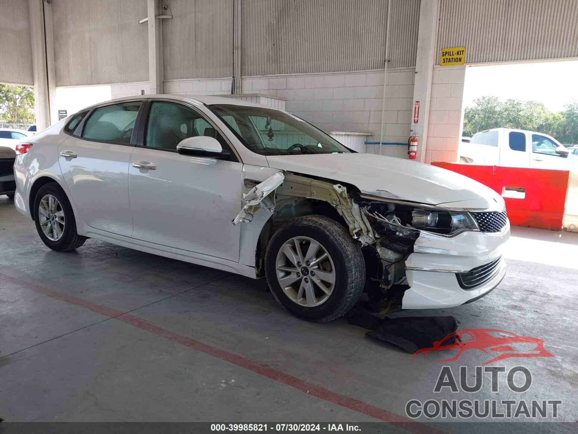 KIA OPTIMA 2016 - KNAGT4L35G5071496