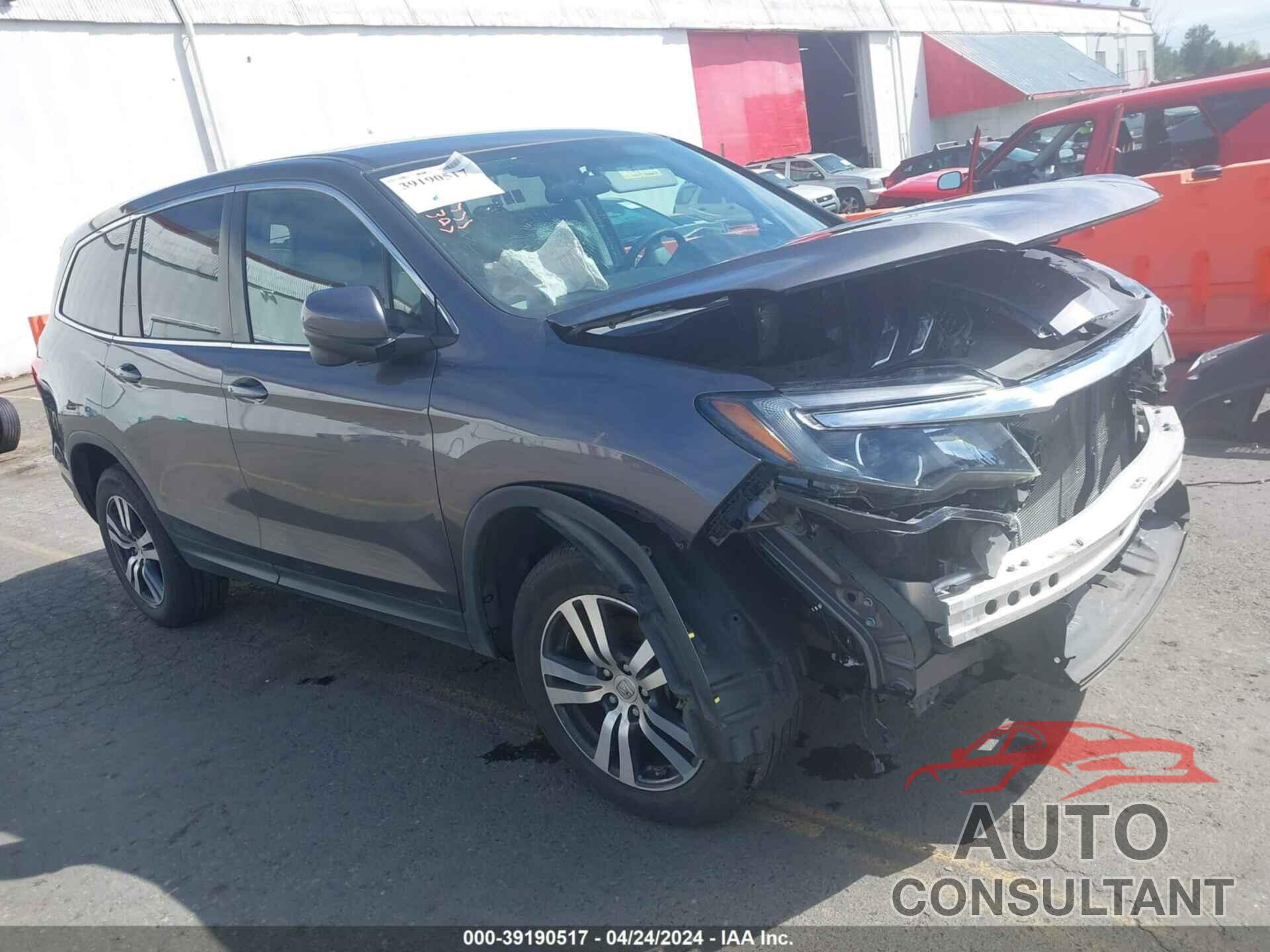 HONDA PILOT 2017 - 5FNYF6H31HB078528