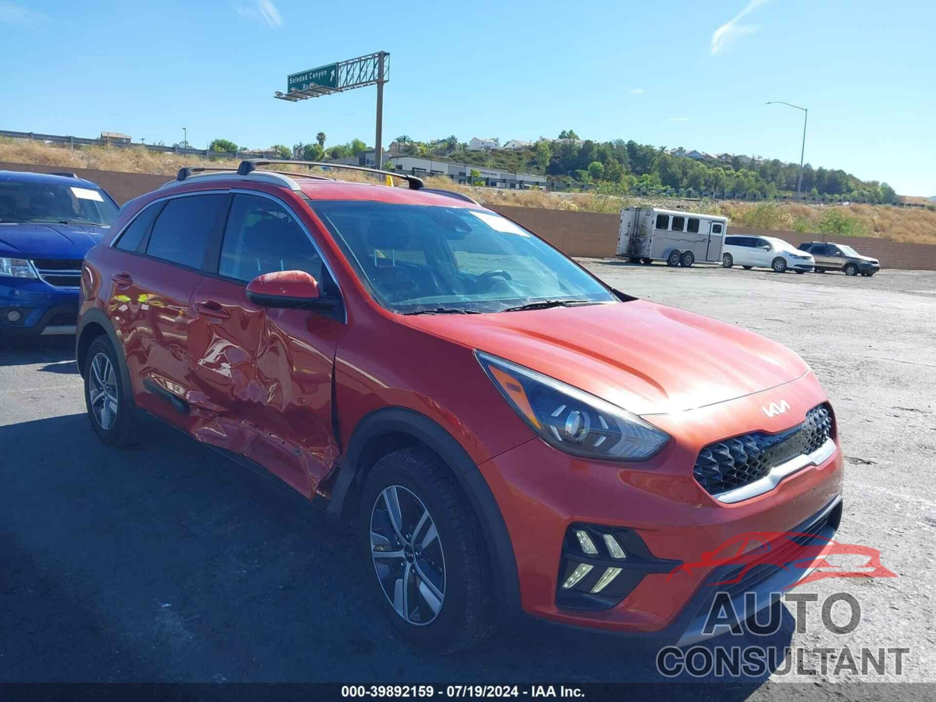 KIA NIRO 2022 - KNDCB3LC6N5499489