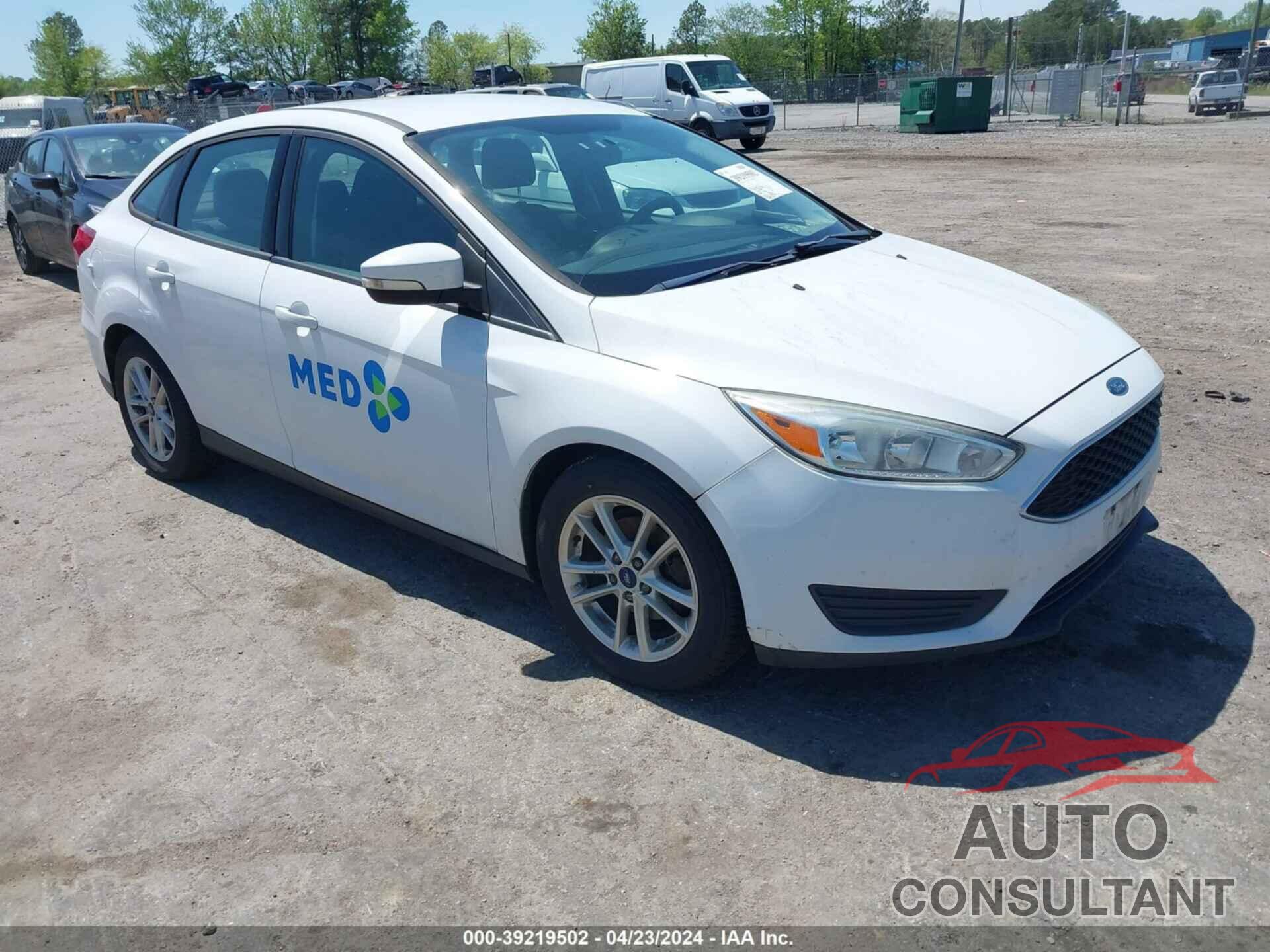 FORD FOCUS 2016 - 1FADP3F22GL257084