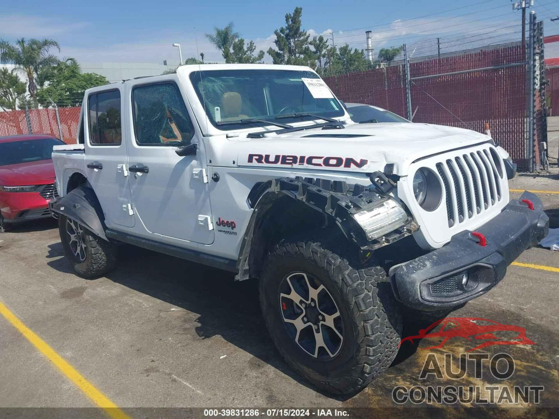 JEEP WRANGLER UNLIMITED 2020 - 1C4HJXFG0LW247596