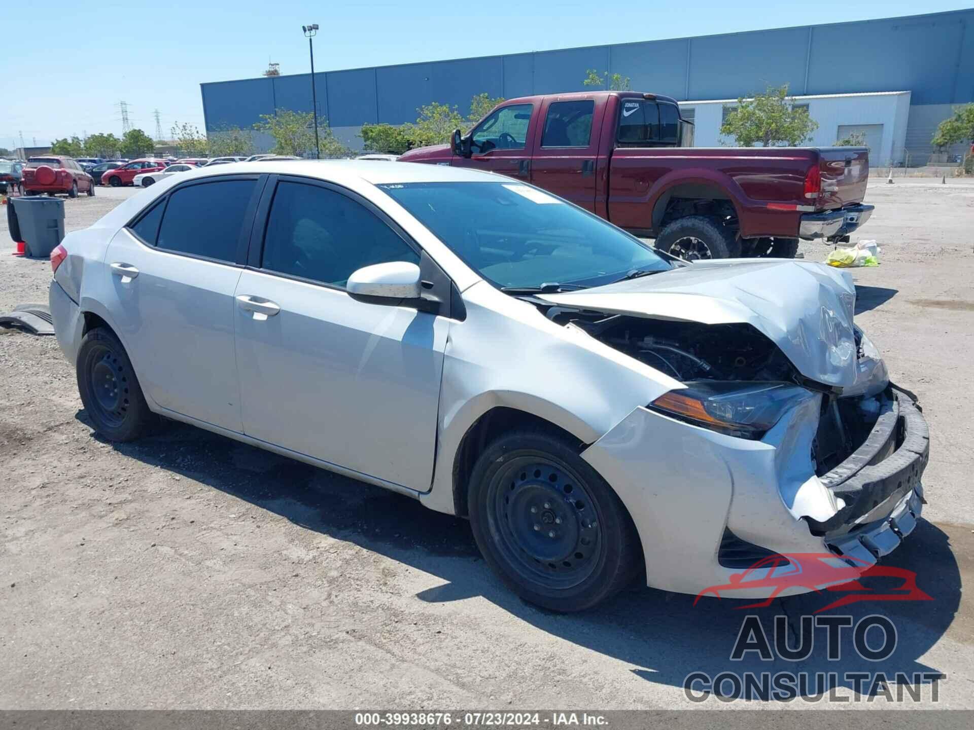 TOYOTA COROLLA 2019 - 2T1BURHE2KC225191