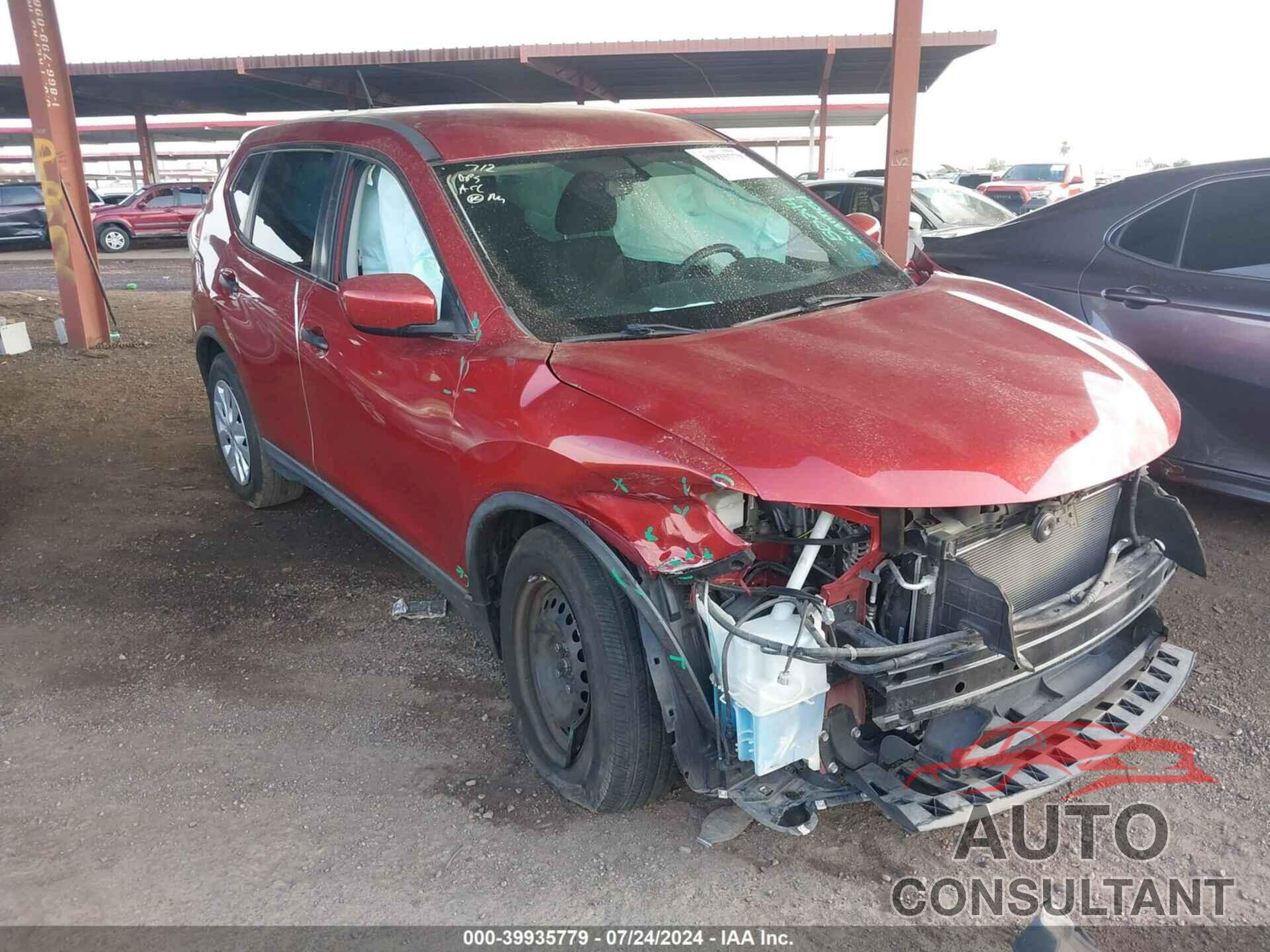 NISSAN ROGUE 2016 - KNMAT2MT4GP631556