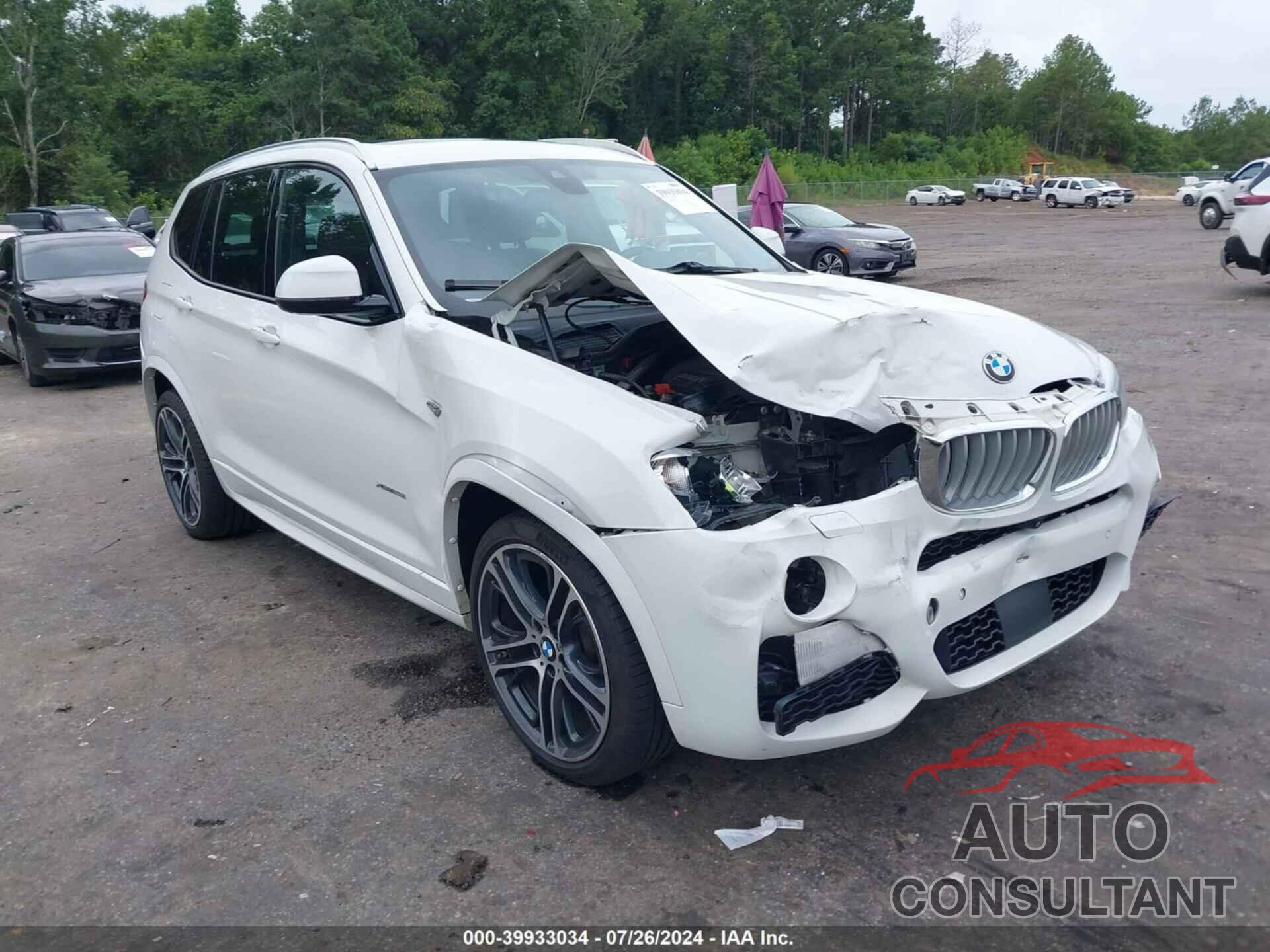 BMW X3 2017 - 5UXWX9C50H0D97093