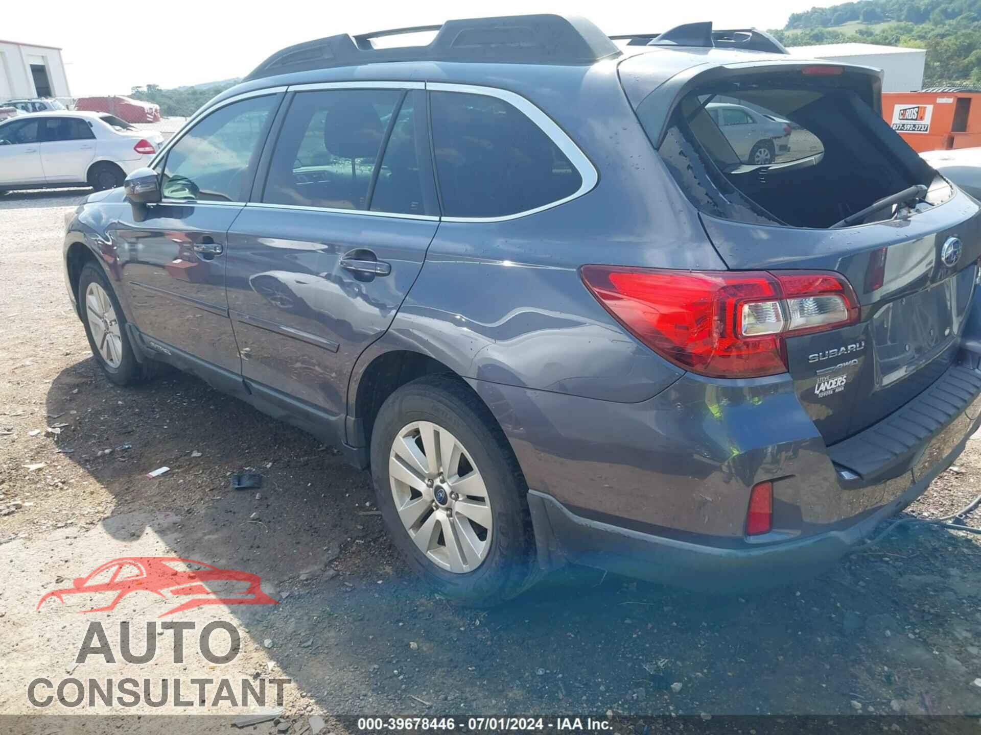 SUBARU OUTBACK 2016 - 4S4BSBFC5G3241511