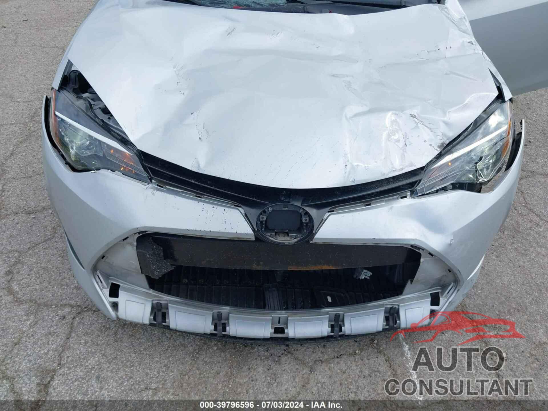 TOYOTA COROLLA 2019 - 2T1BURHEXKC210891