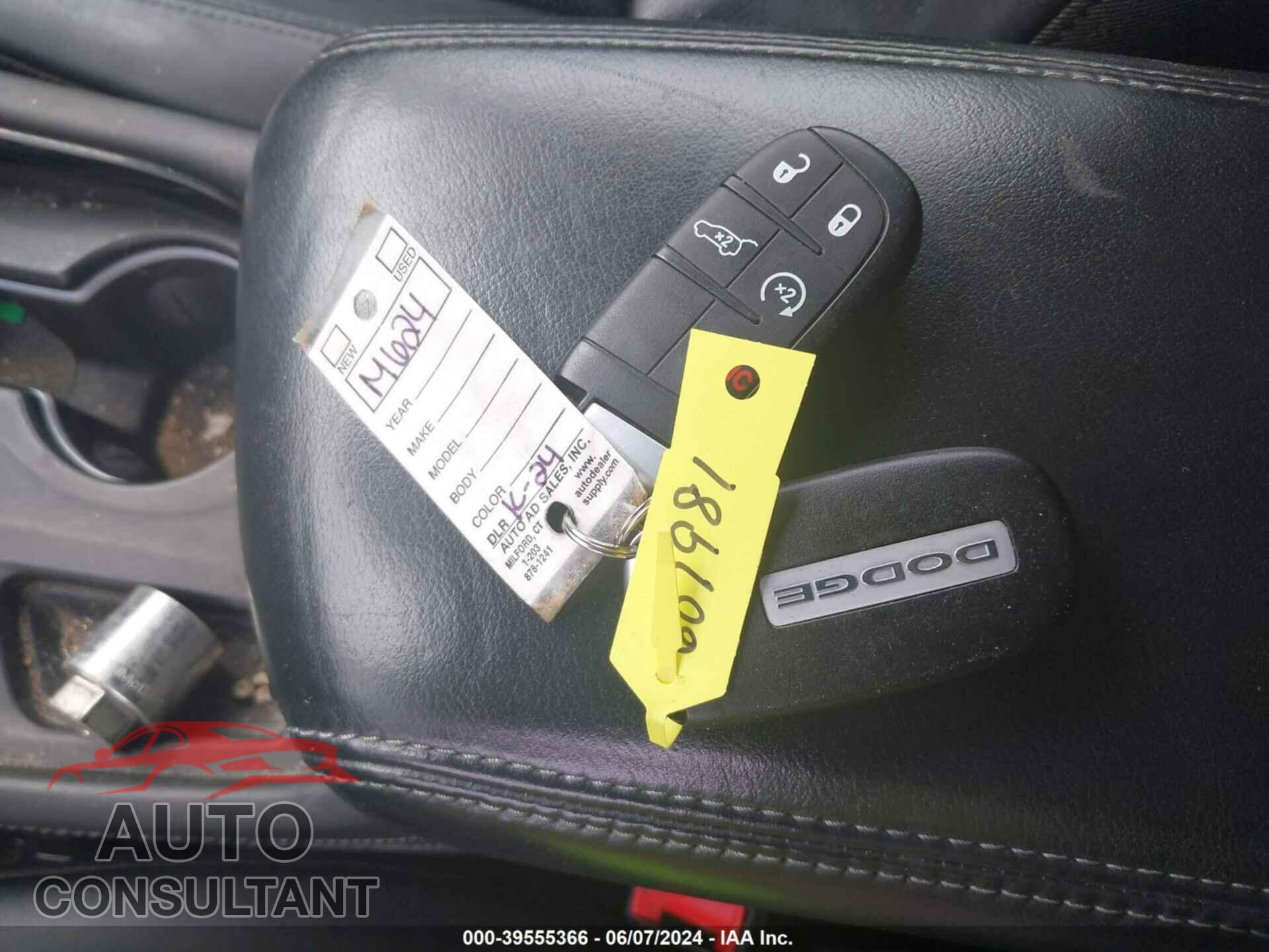 DODGE DURANGO 2021 - 1C4RDJEG5MC643360