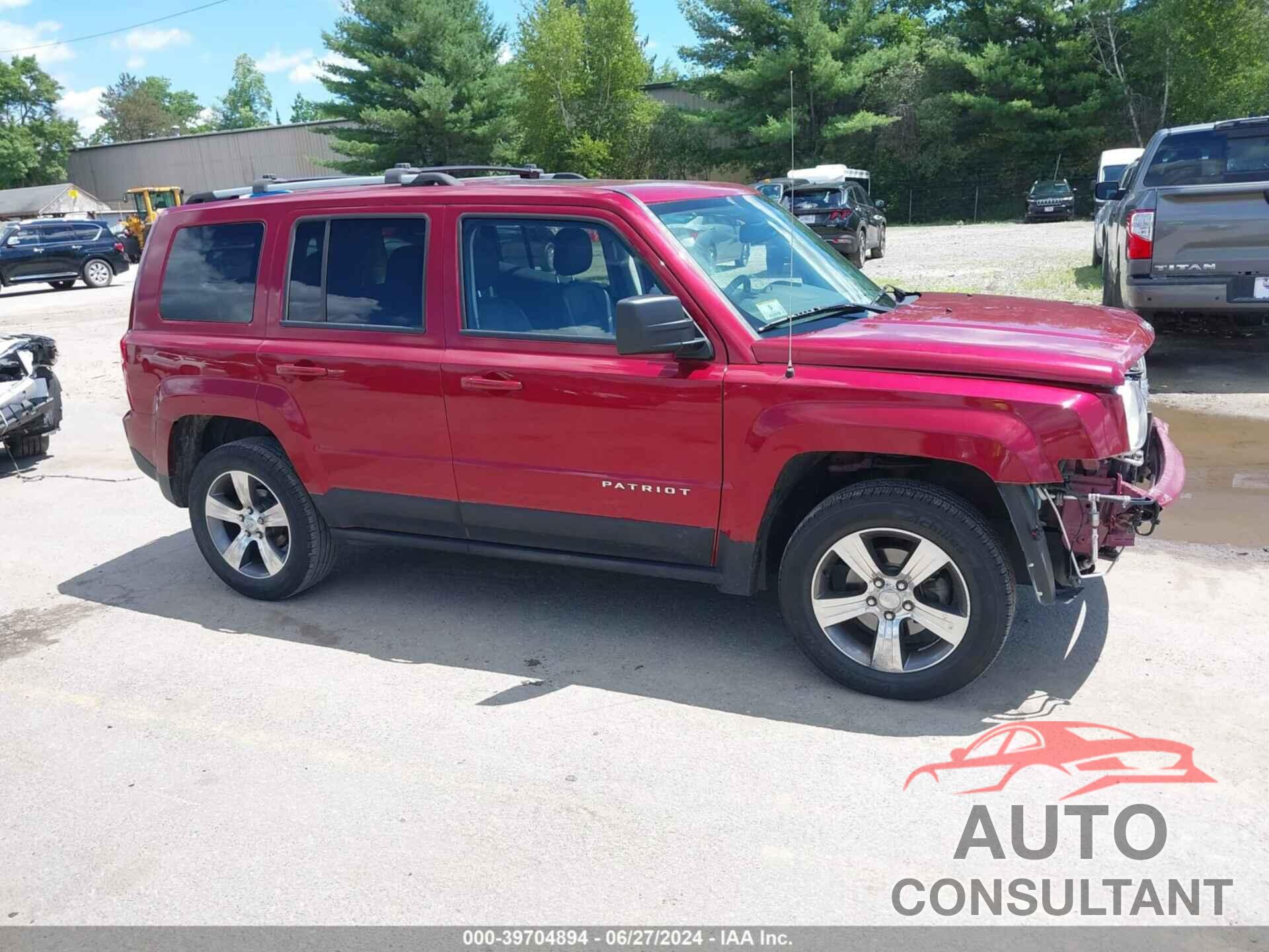 JEEP PATRIOT 2016 - 1C4NJRFB8GD672844