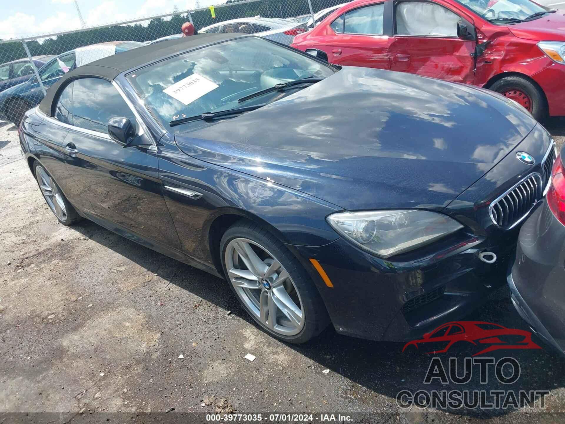 BMW 640I 2012 - WBALW7C57CC618427