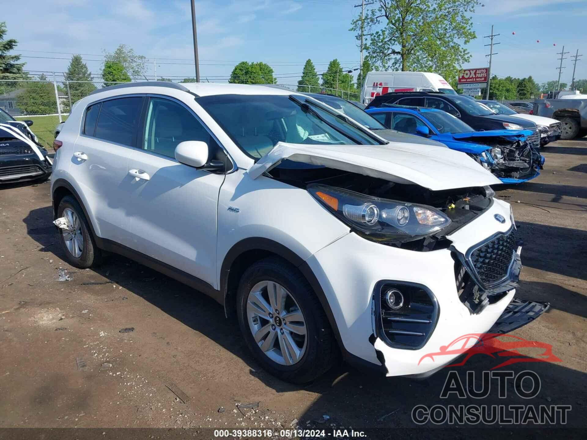 KIA SPORTAGE 2018 - KNDPMCAC1J7474268