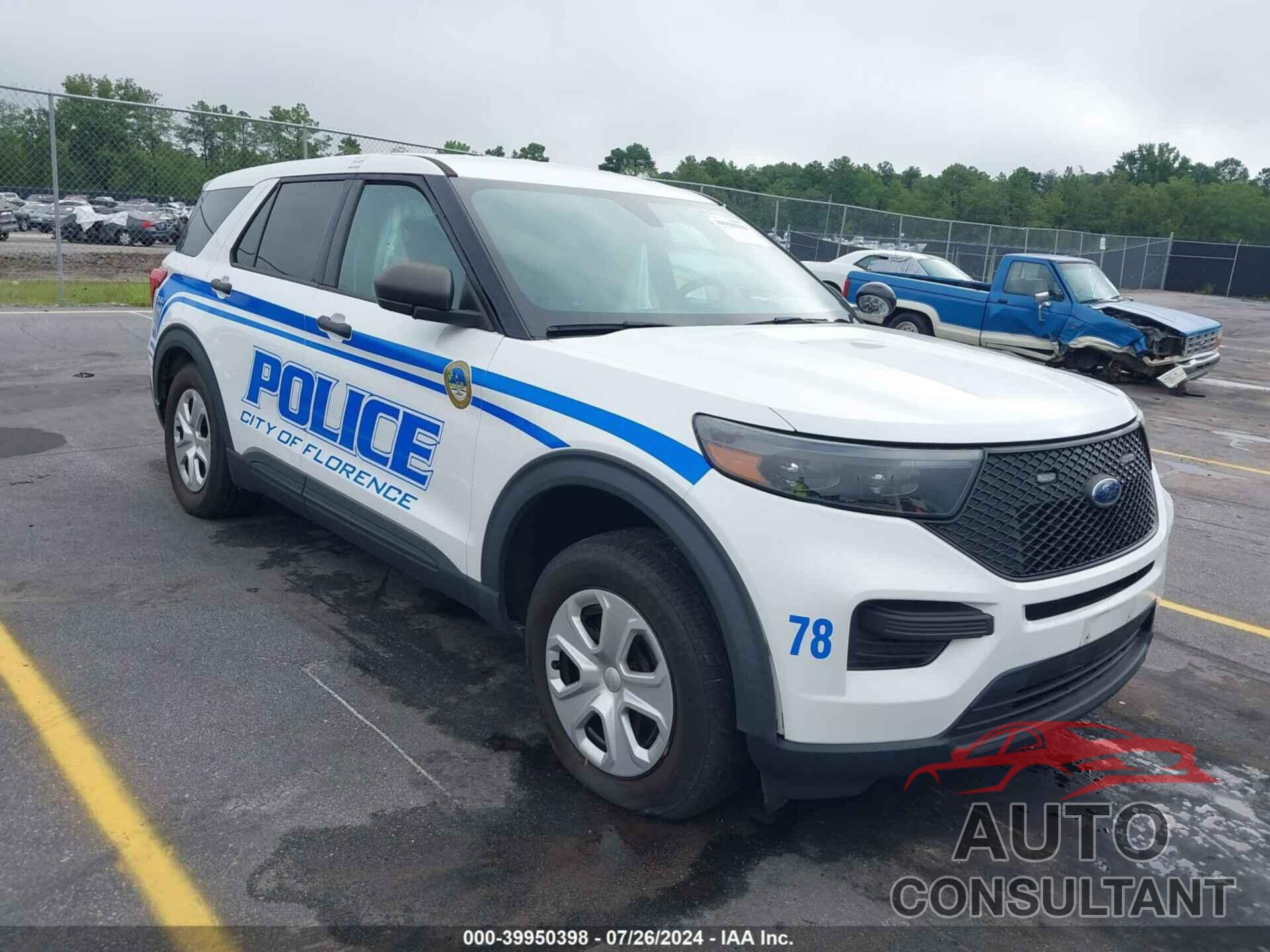 FORD POLICE INTERCEPTOR UTILITY 2020 - 1FM5K8AB8LGC51659