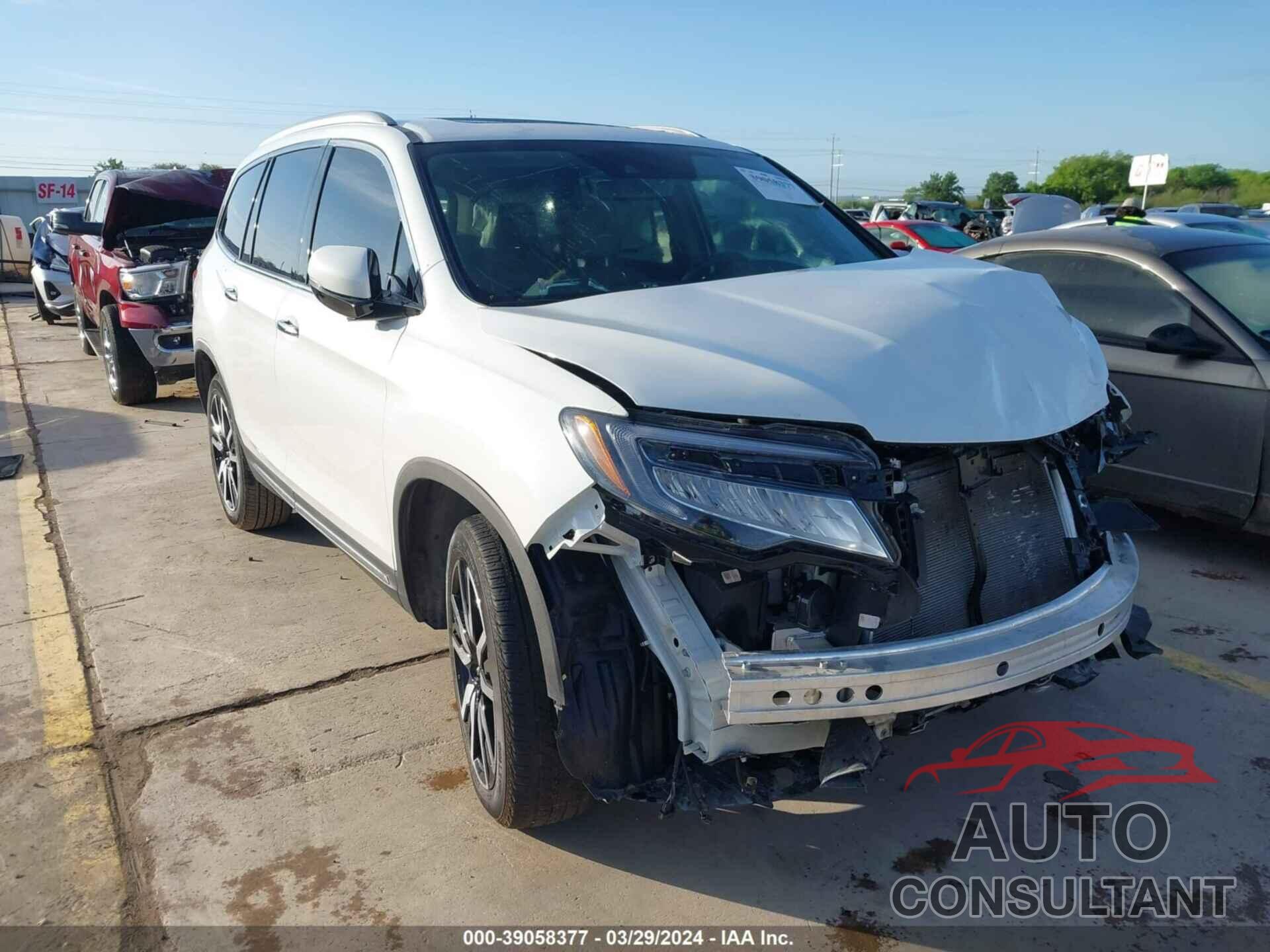 HONDA PILOT 2022 - 5FNYF5H61NB020032