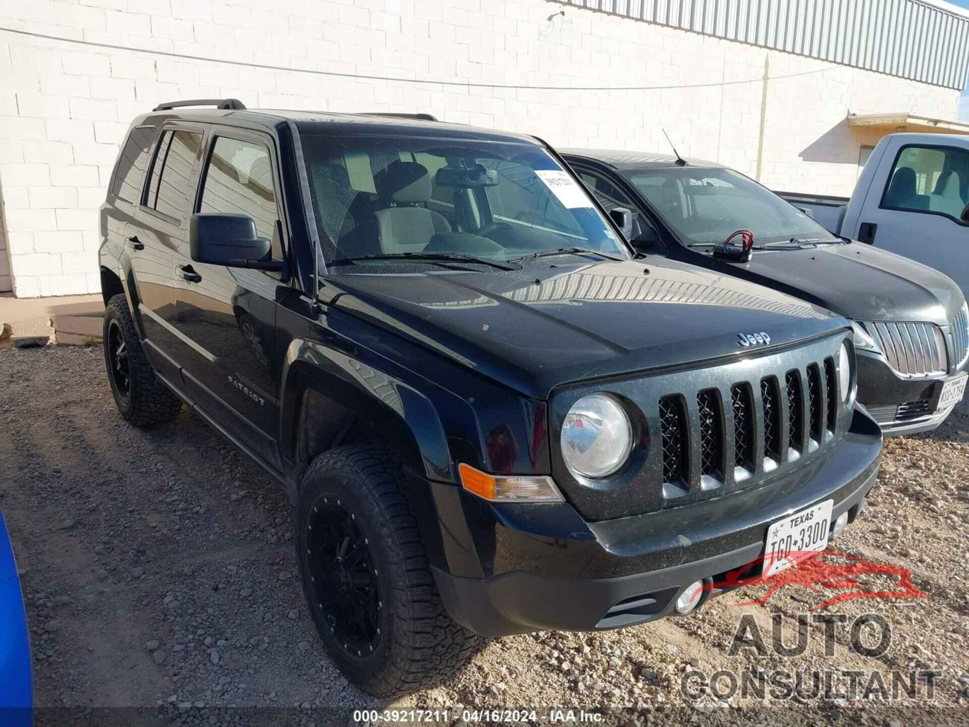 JEEP PATRIOT 2016 - 1C4NJRBB5GD778495