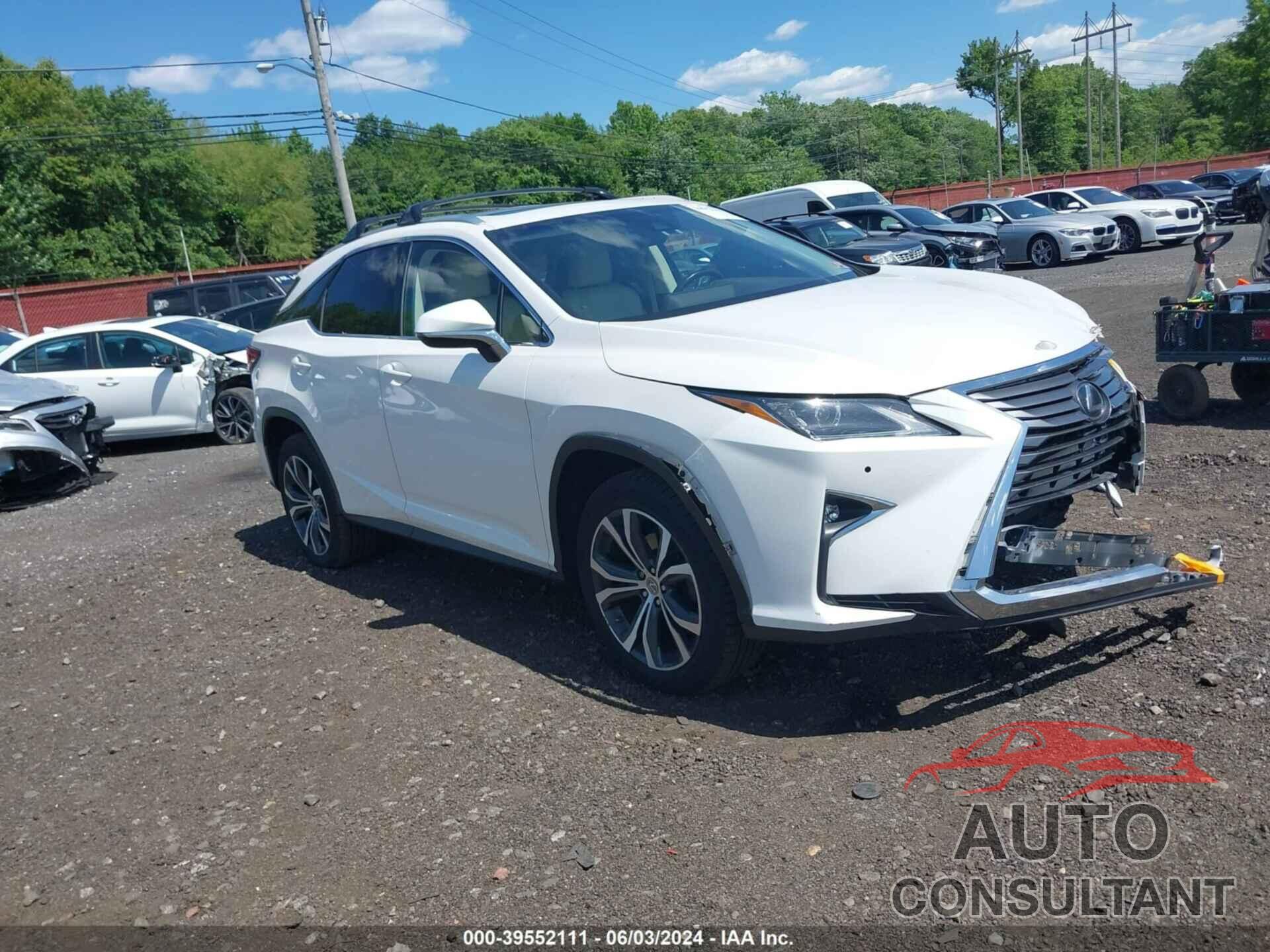 LEXUS RX 350 2017 - JTJBZMCAXH2023146