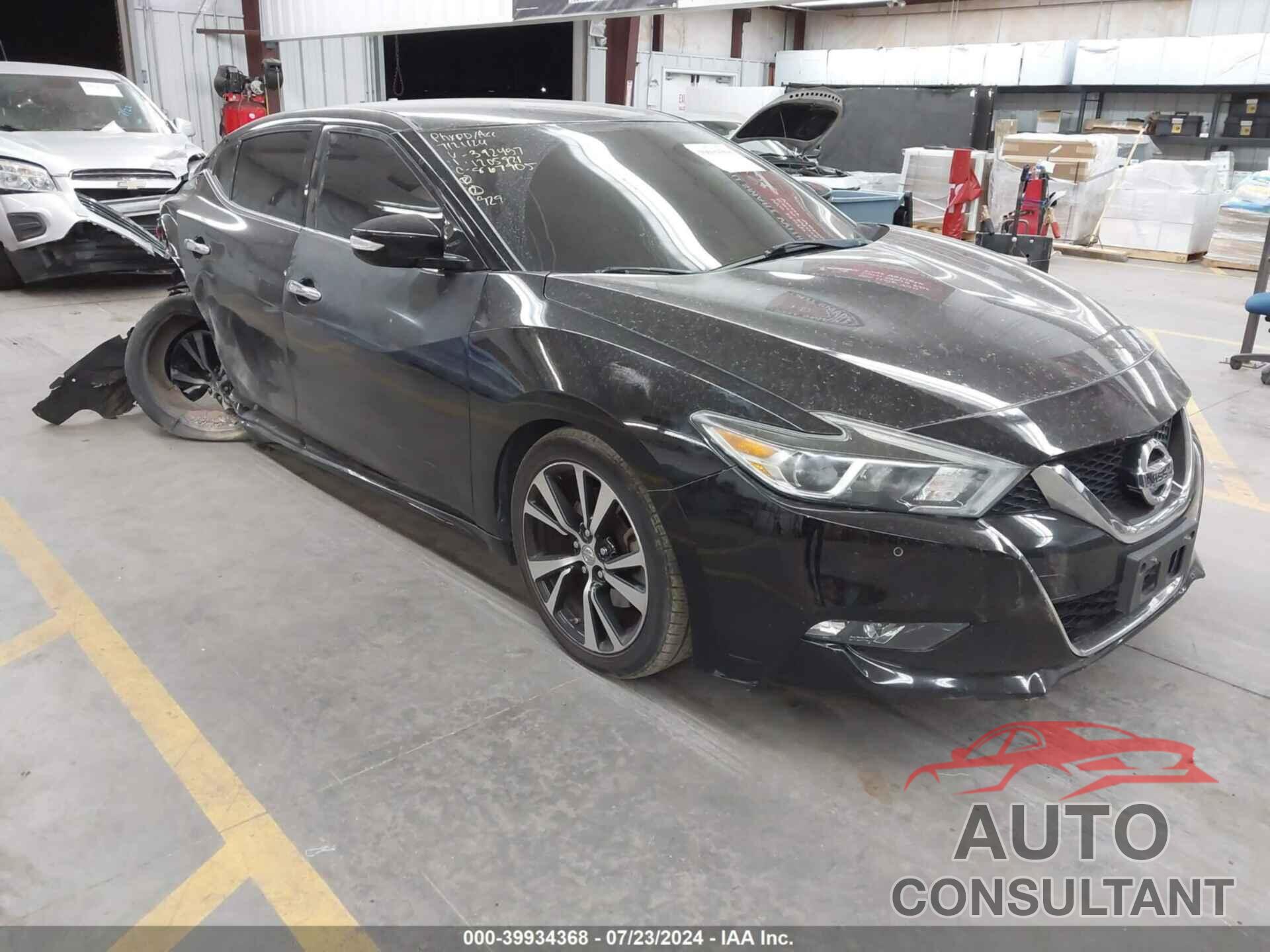 NISSAN MAXIMA 2018 - 1N4AA6APXJC392457