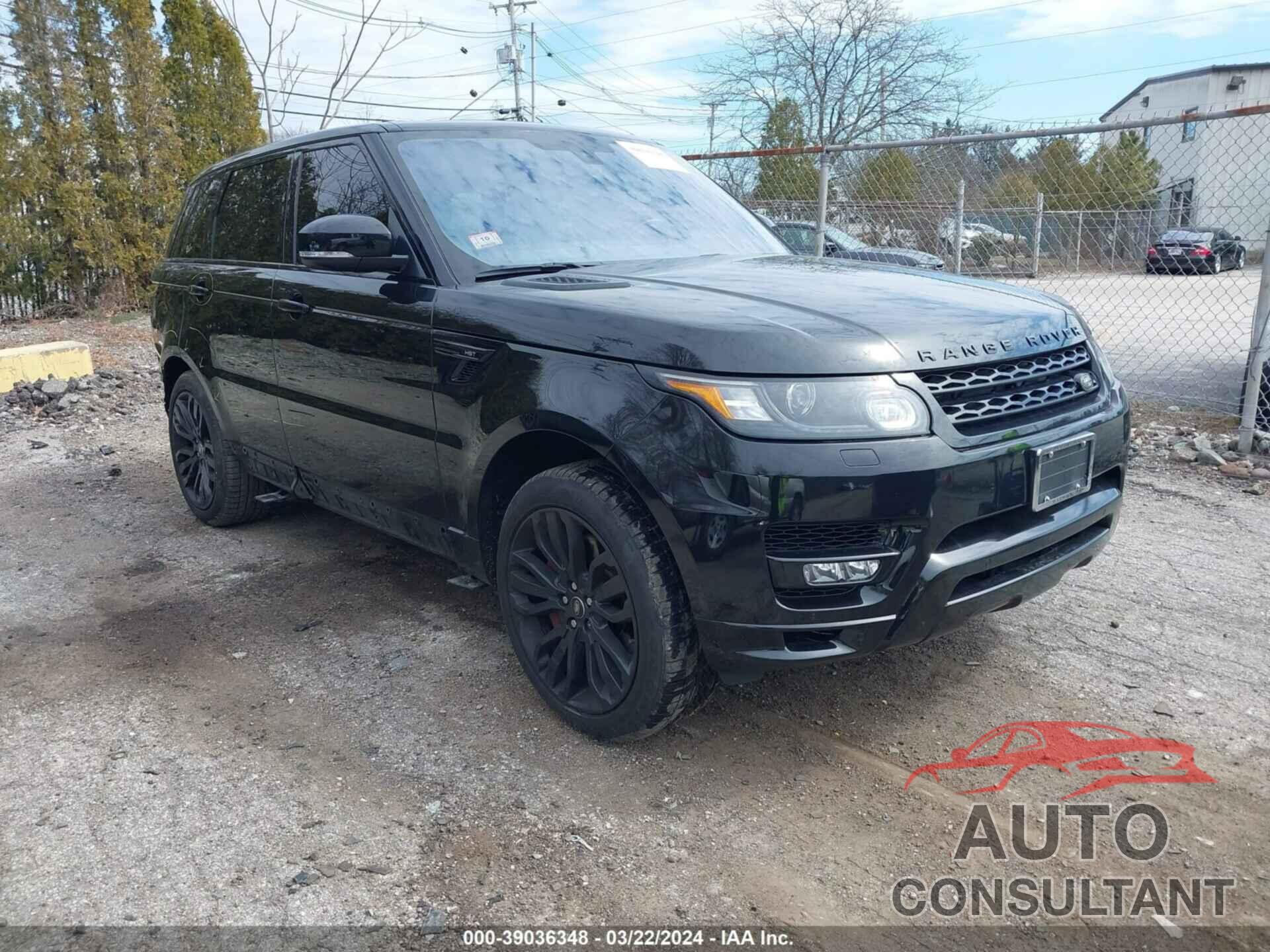 LAND ROVER RANGE ROVER SPORT 2016 - SALWS2PF3GA597118