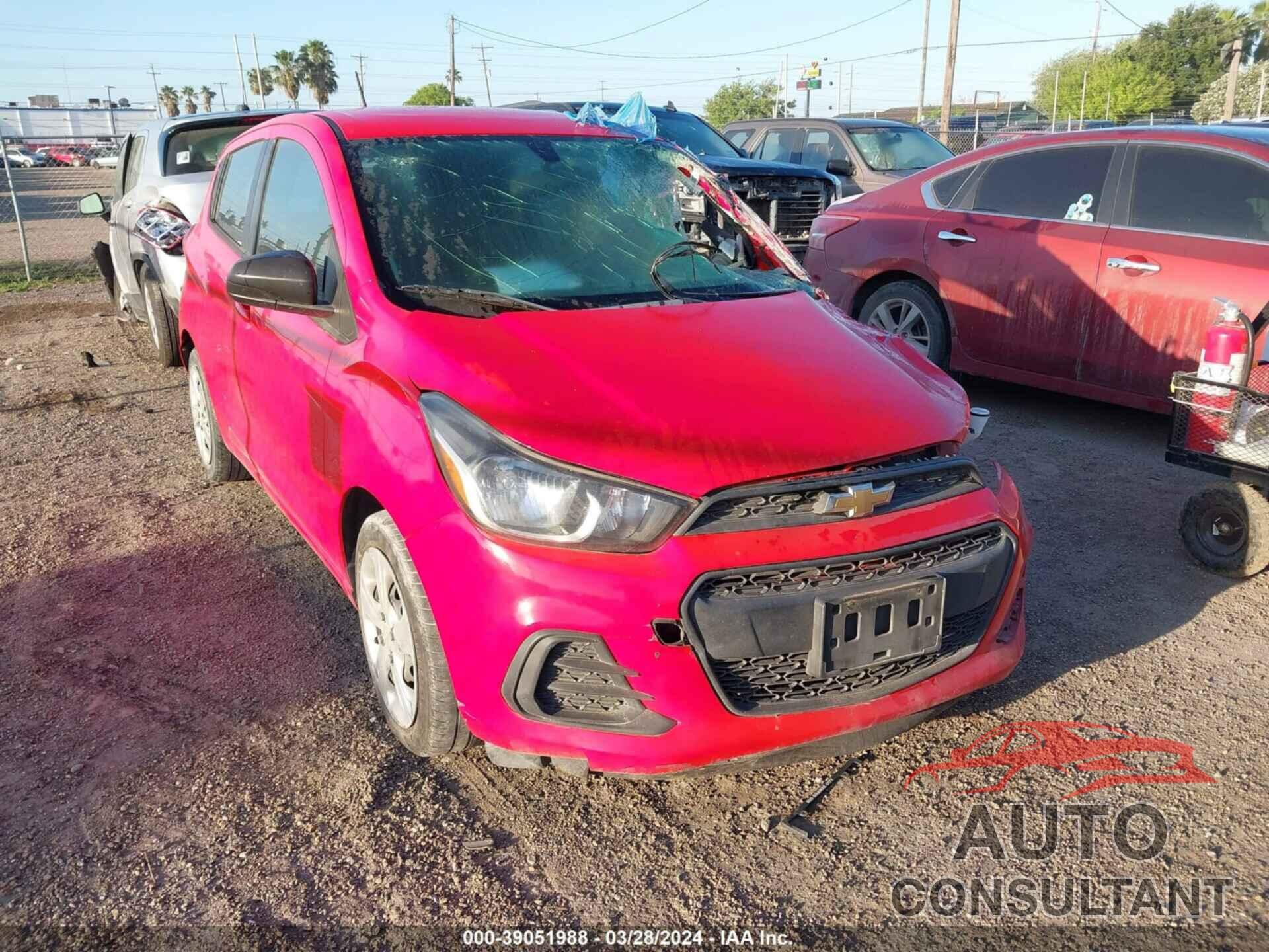 CHEVROLET SPARK 2016 - KL8CB6SABGC629231