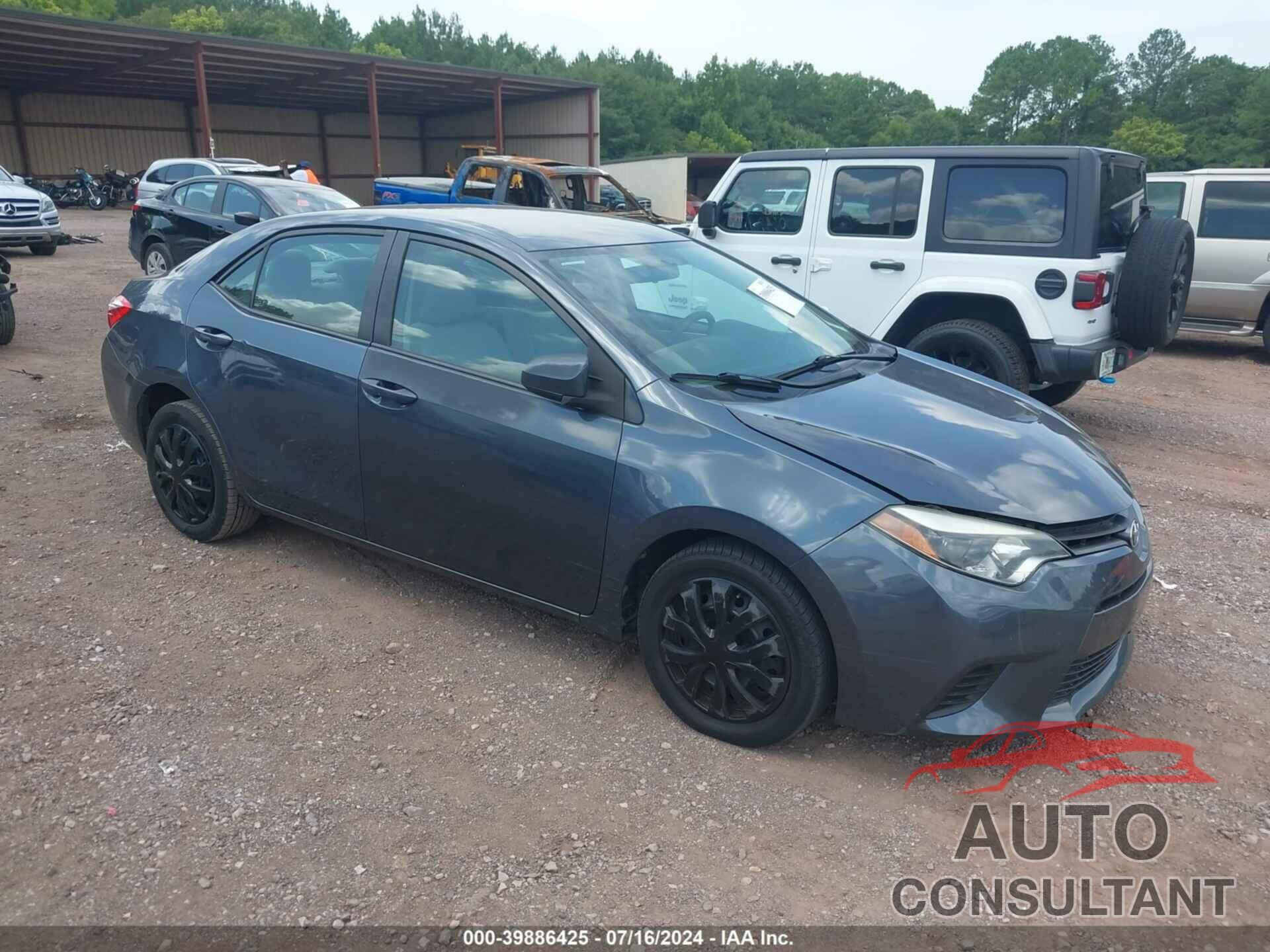 TOYOTA COROLLA 2016 - 2T1BURHE3GC659627