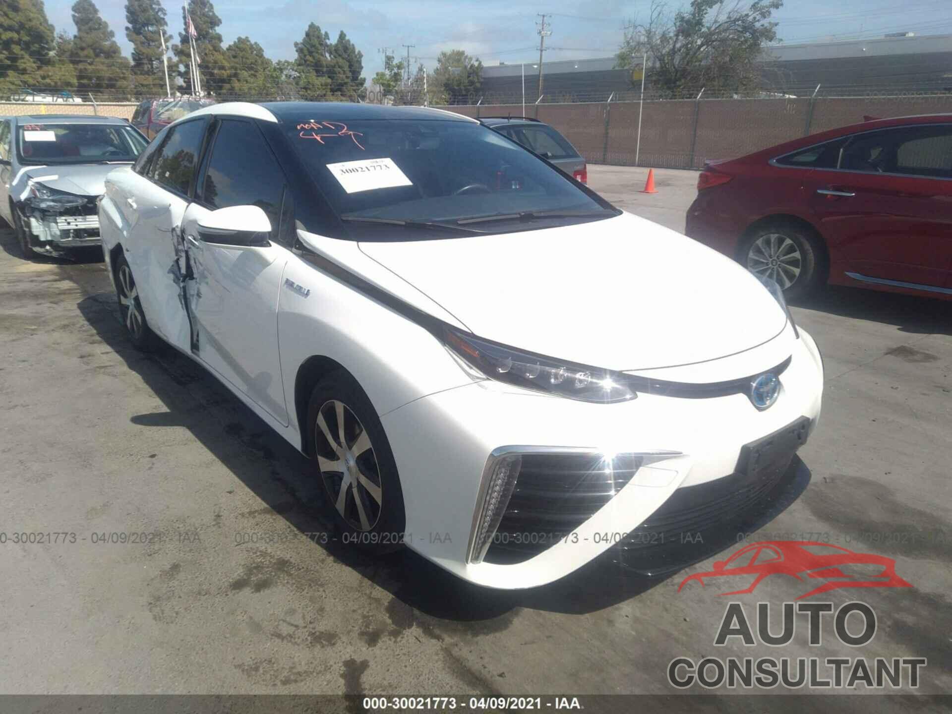 TOYOTA MIRAI 2017 - JTDBVRBD3HA003401