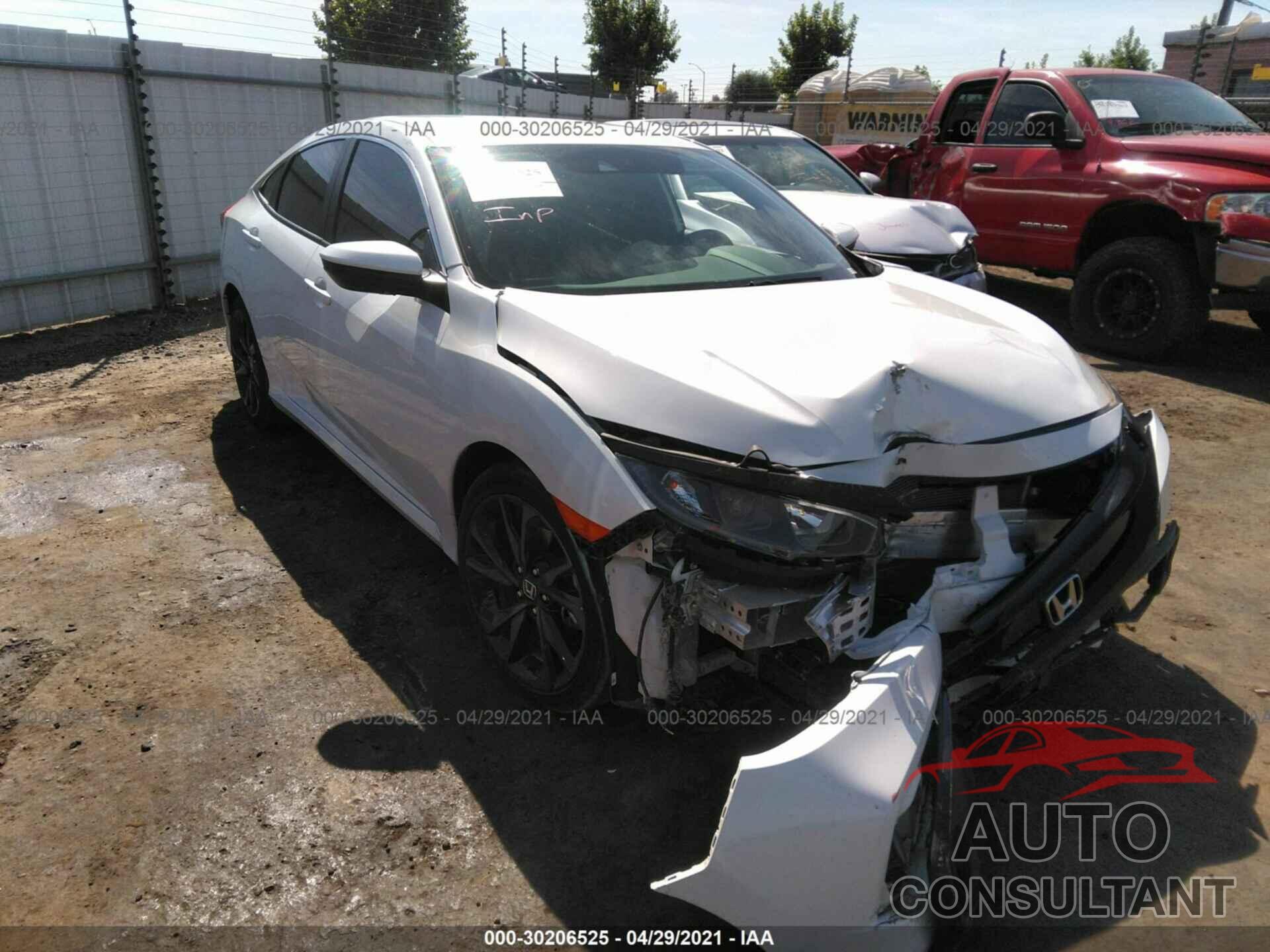 HONDA CIVIC SEDAN 2020 - 19XFC2F87LE212786