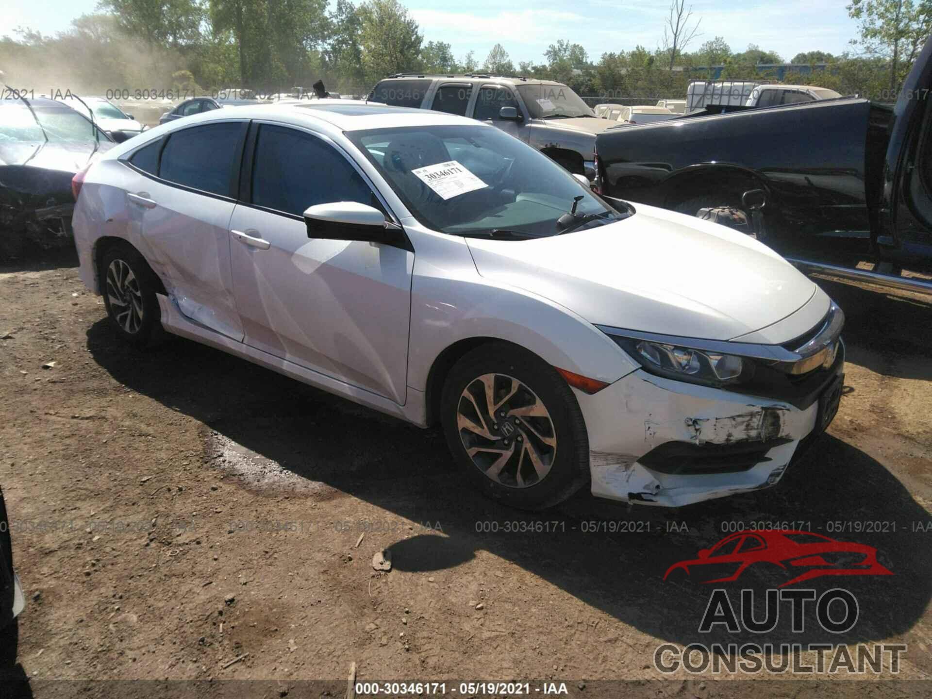 HONDA CIVIC SEDAN 2016 - 19XFC2F72GE005235