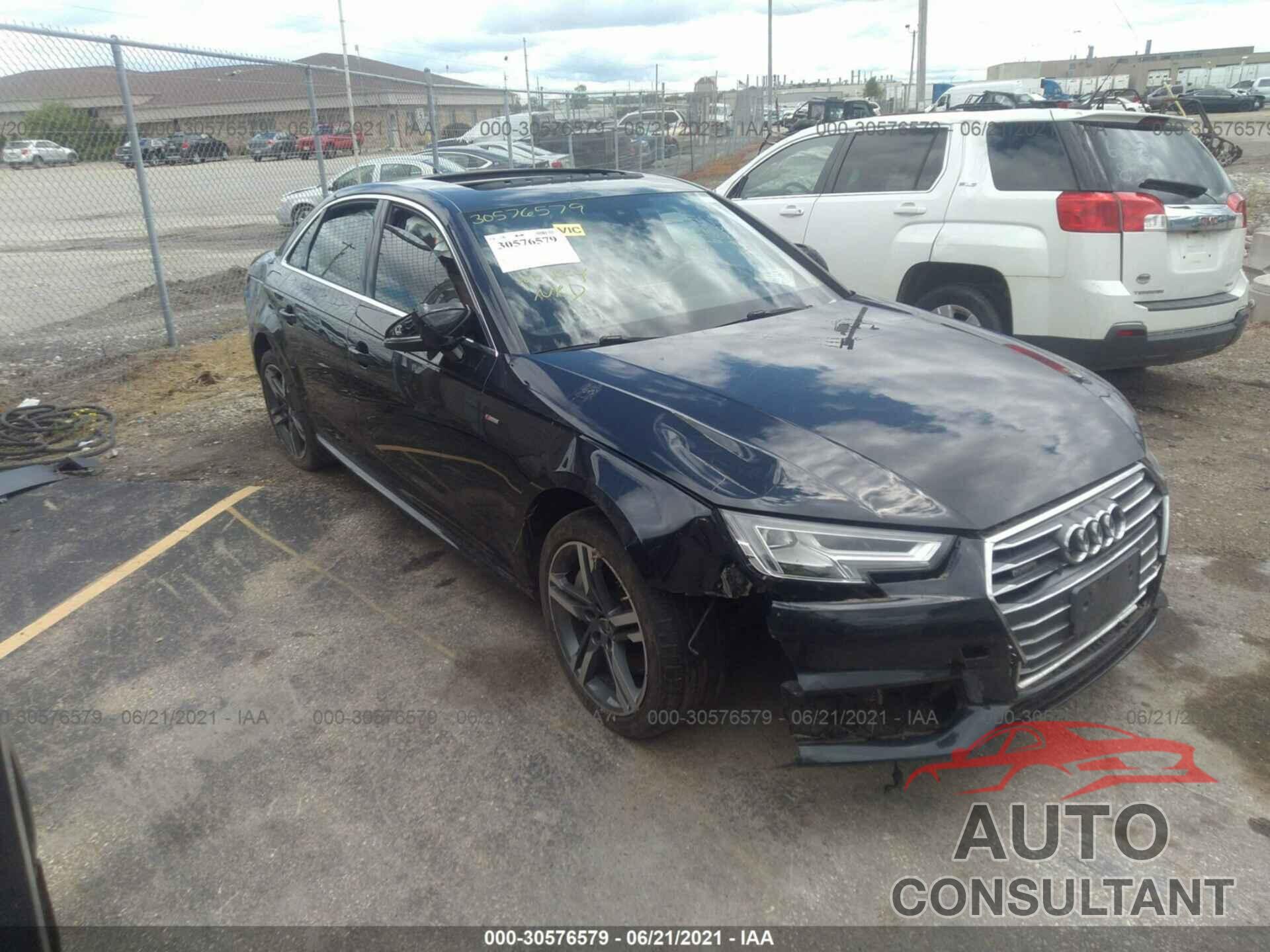 AUDI A4 2017 - WAUENAF49HN067313