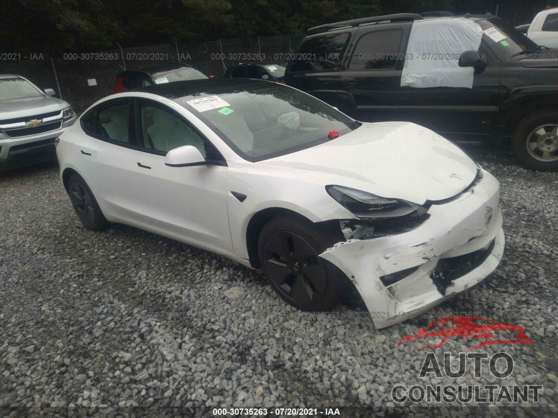 TESLA MODEL 3 2021 - 5YJ3E1EA9MF987615