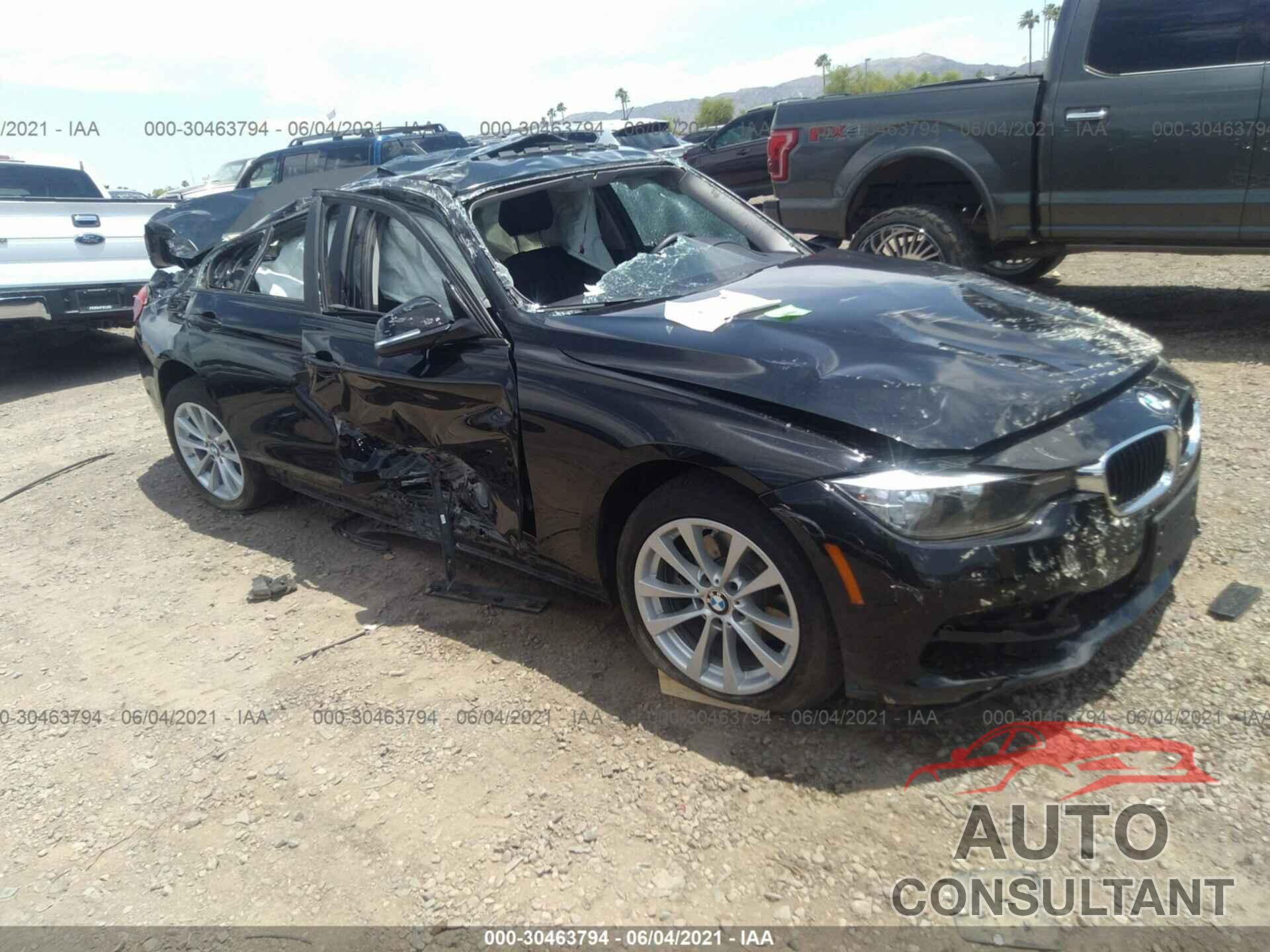 BMW 3 SERIES 2017 - WBA8A3C57HK691727