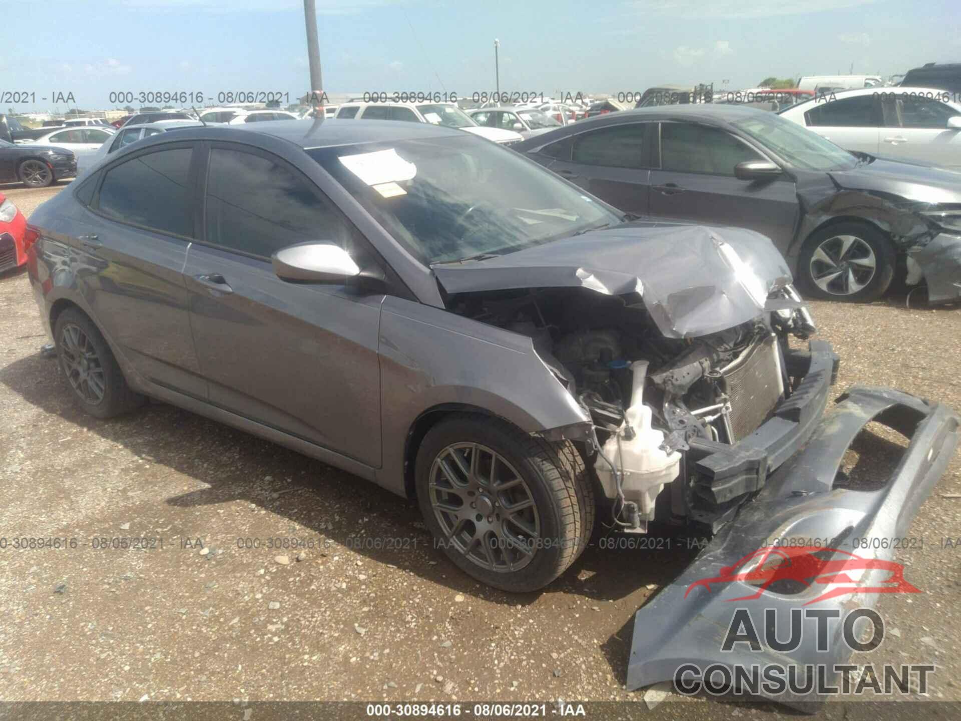 HYUNDAI ACCENT 2016 - KMHCU4AE9GU099788