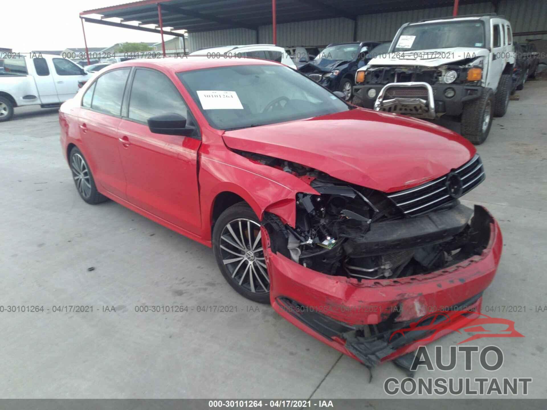 VOLKSWAGEN JETTA SEDAN 2016 - 3VWB17AJ3GM341743