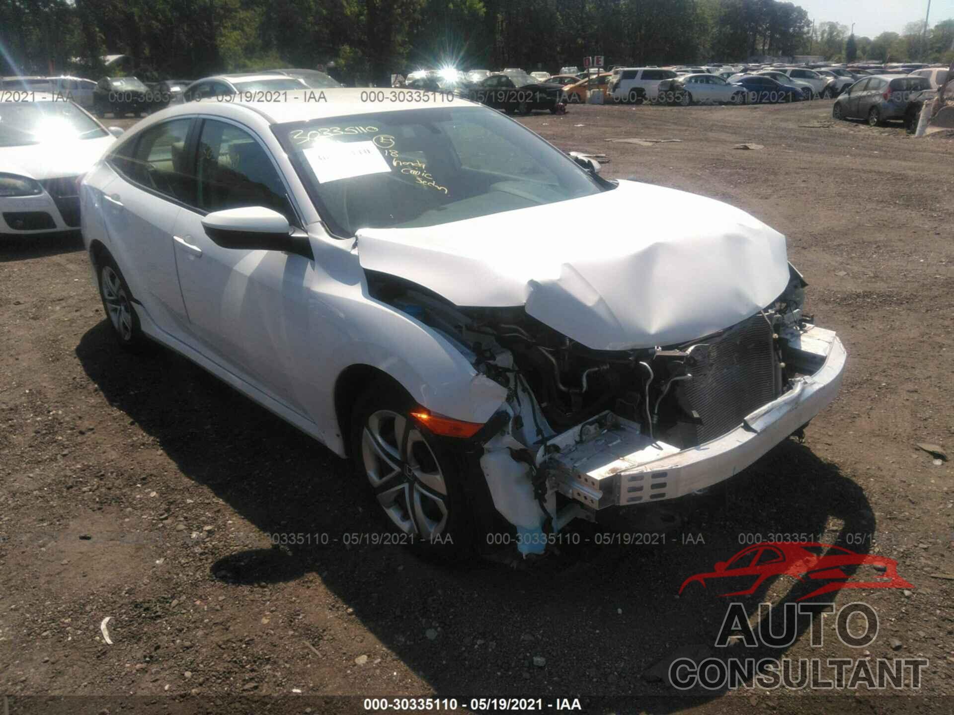 HONDA CIVIC SEDAN 2018 - 2HGFC2F5XJH564222