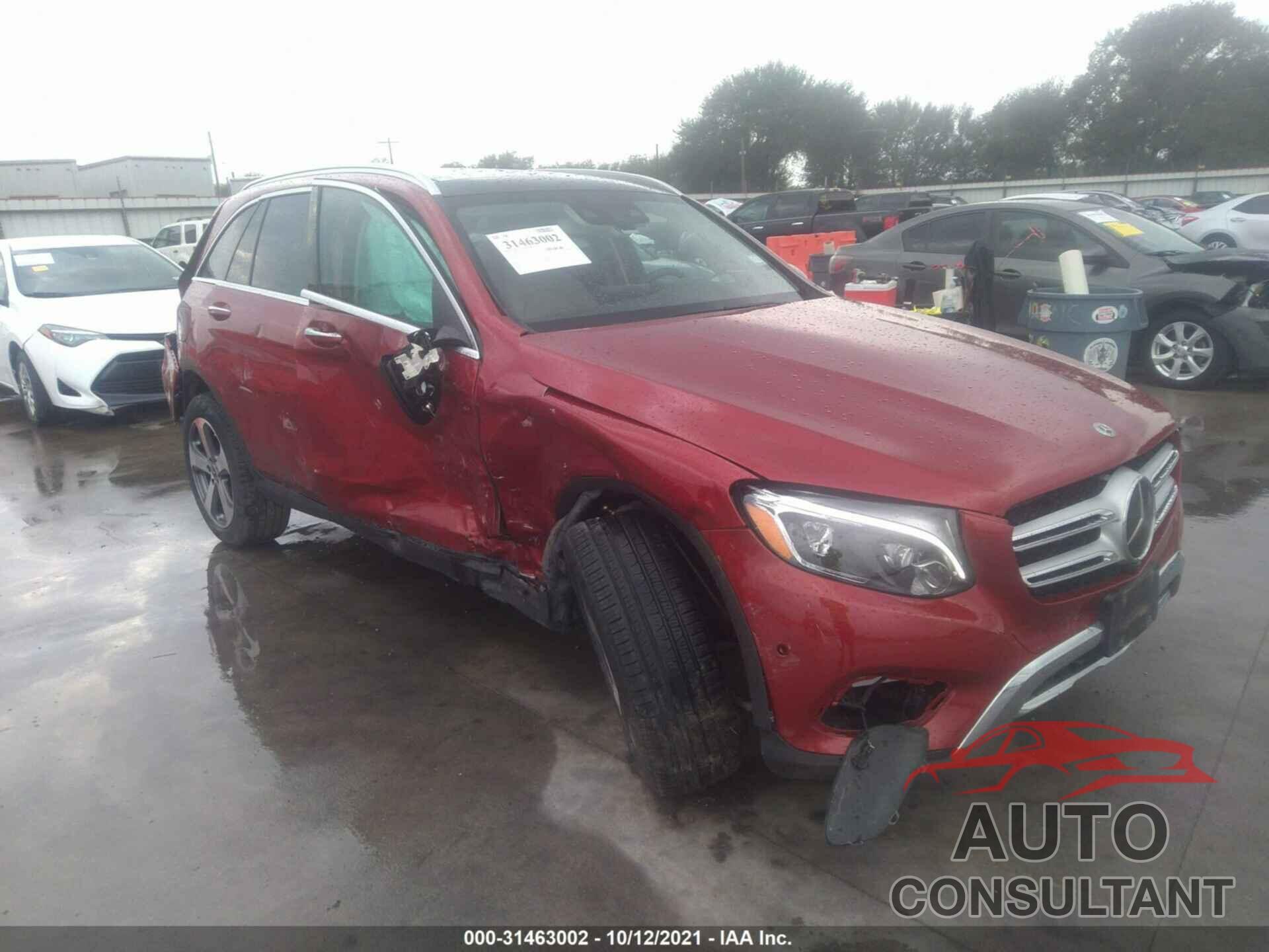 MERCEDES-BENZ GLC 2019 - WDC0G4JB6KV144221