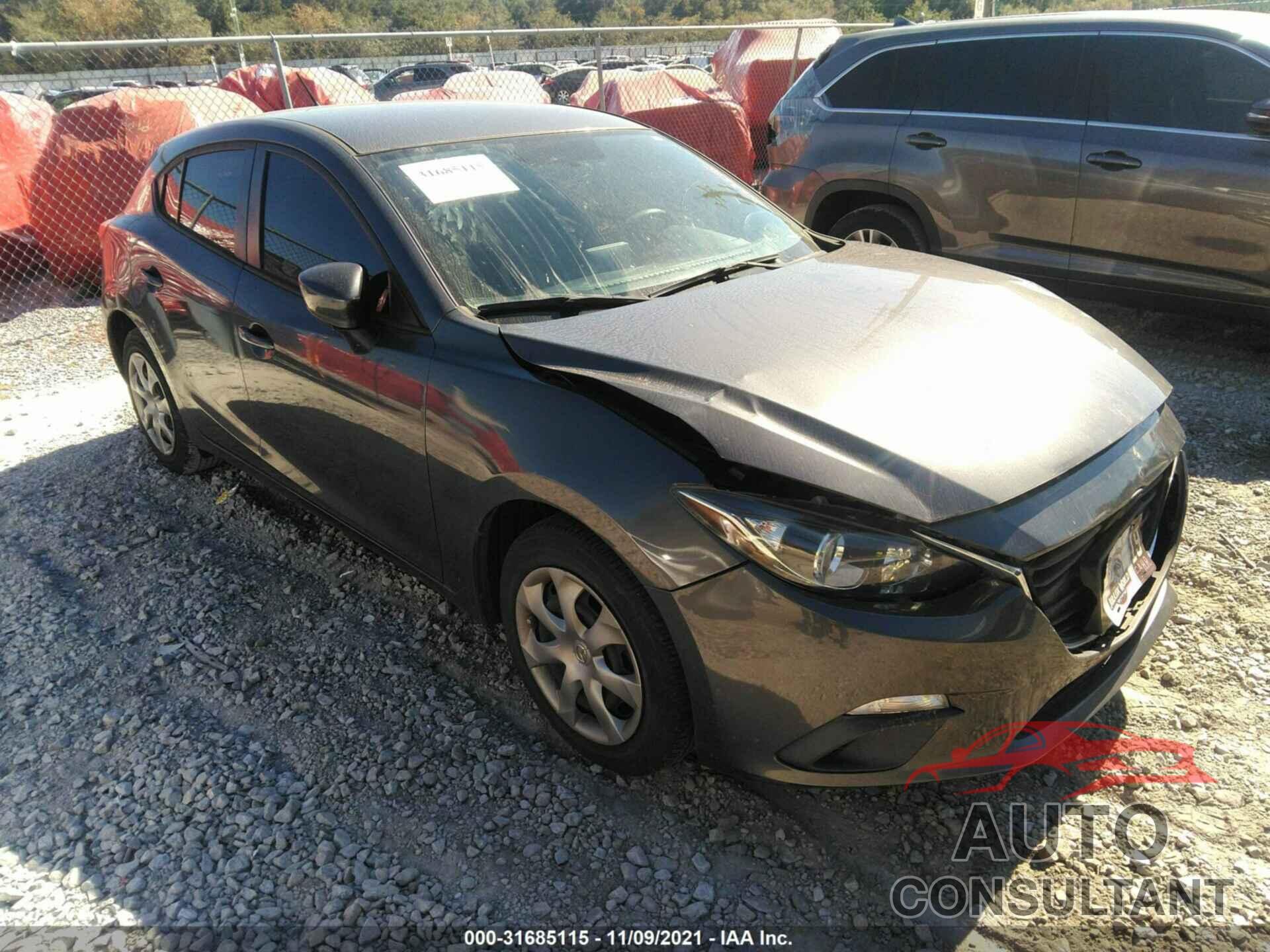 MAZDA MAZDA3 2016 - JM1BM1J73G1341119