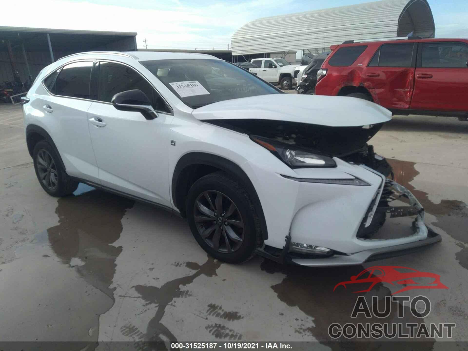 LEXUS NX 2017 - JTJYARBZXH2073535