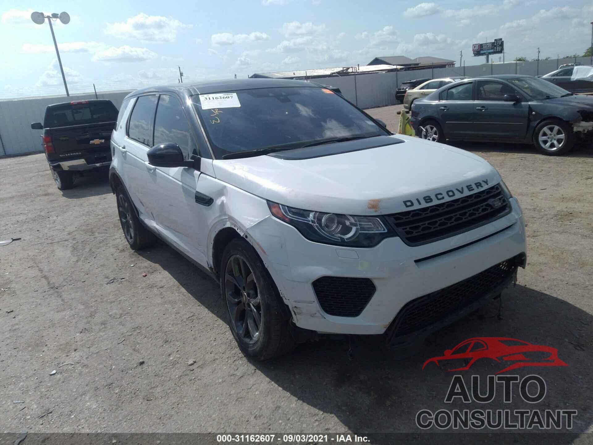 LAND ROVER DISCOVERY SPORT 2019 - SALCR2FX4KH821313