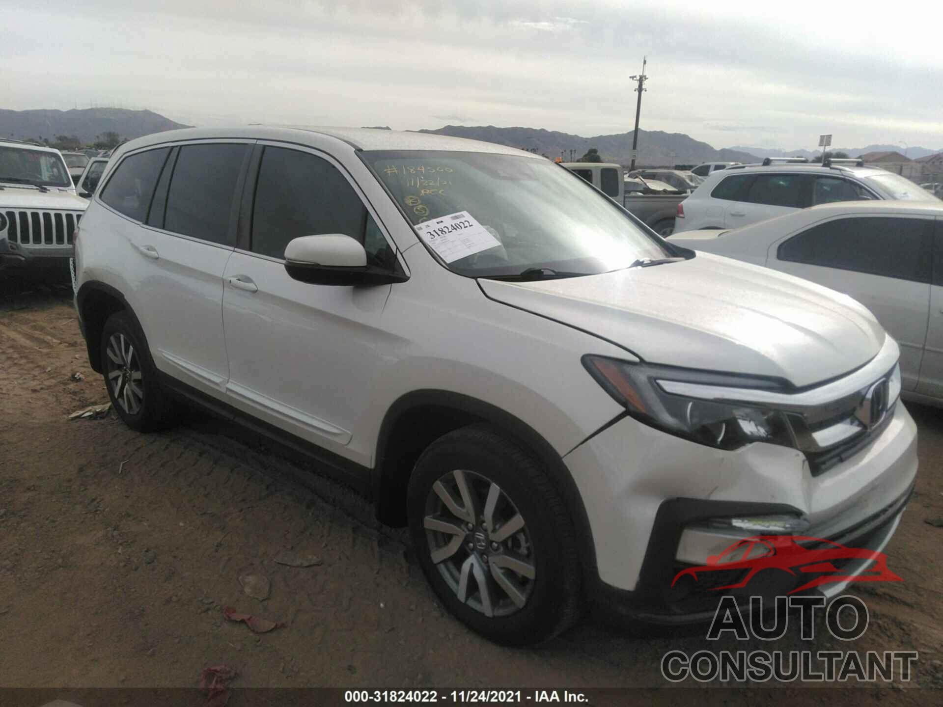 HONDA PILOT 2019 - 5FNYF5H38KB037993