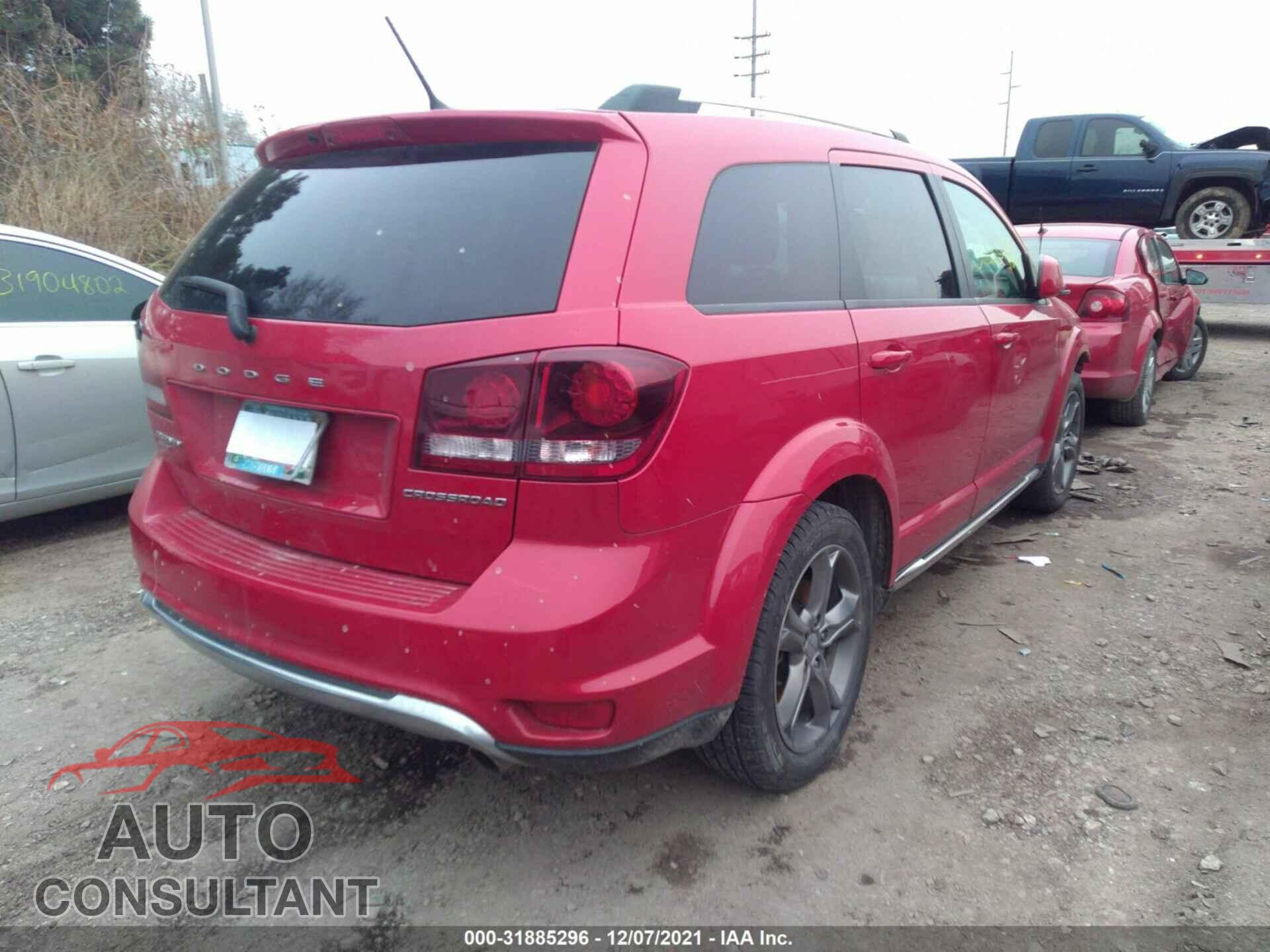 DODGE JOURNEY 2017 - 3C4PDDGG4HT598136