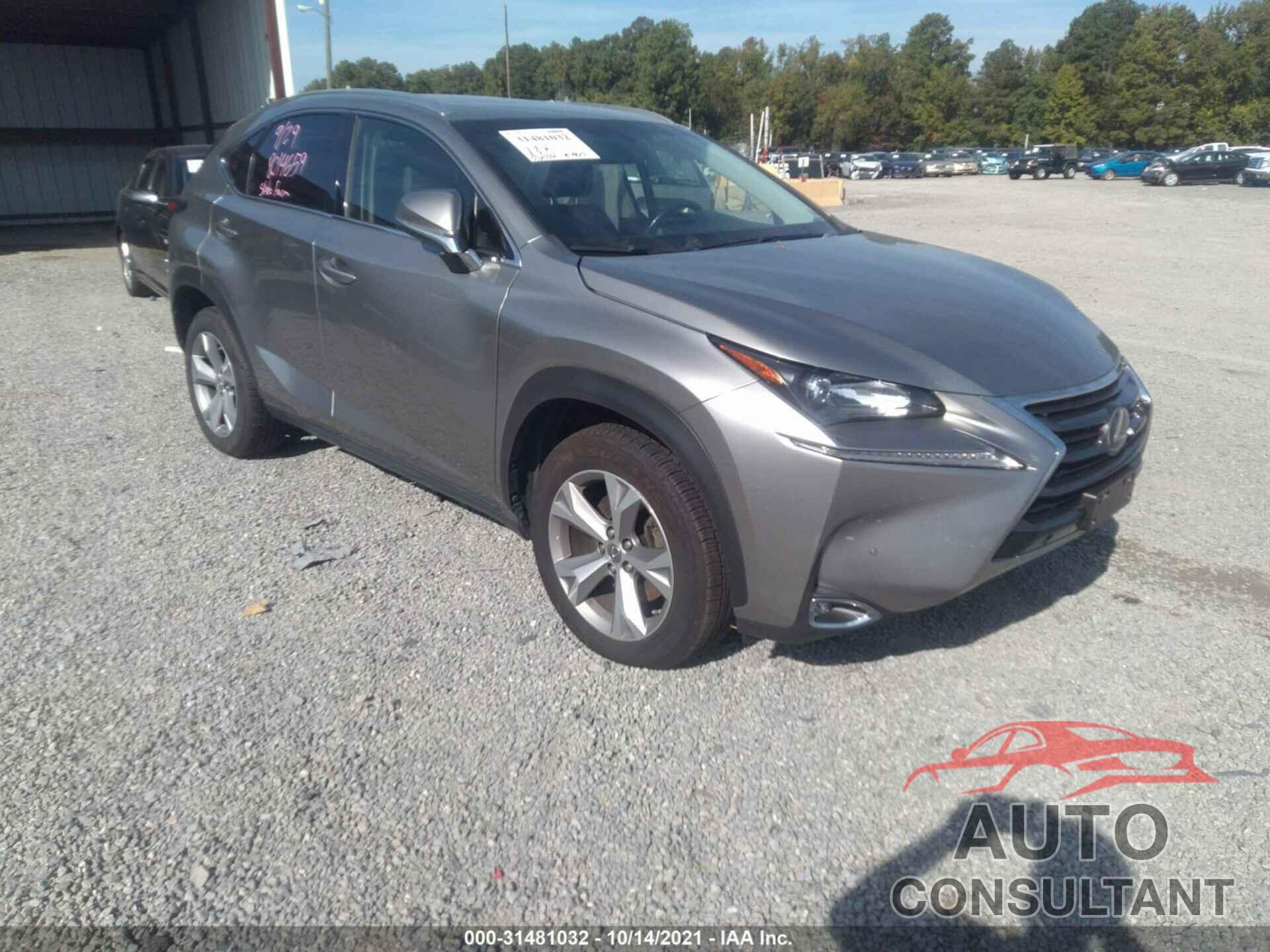 LEXUS NX 2017 - JTJBARBZXH2136655