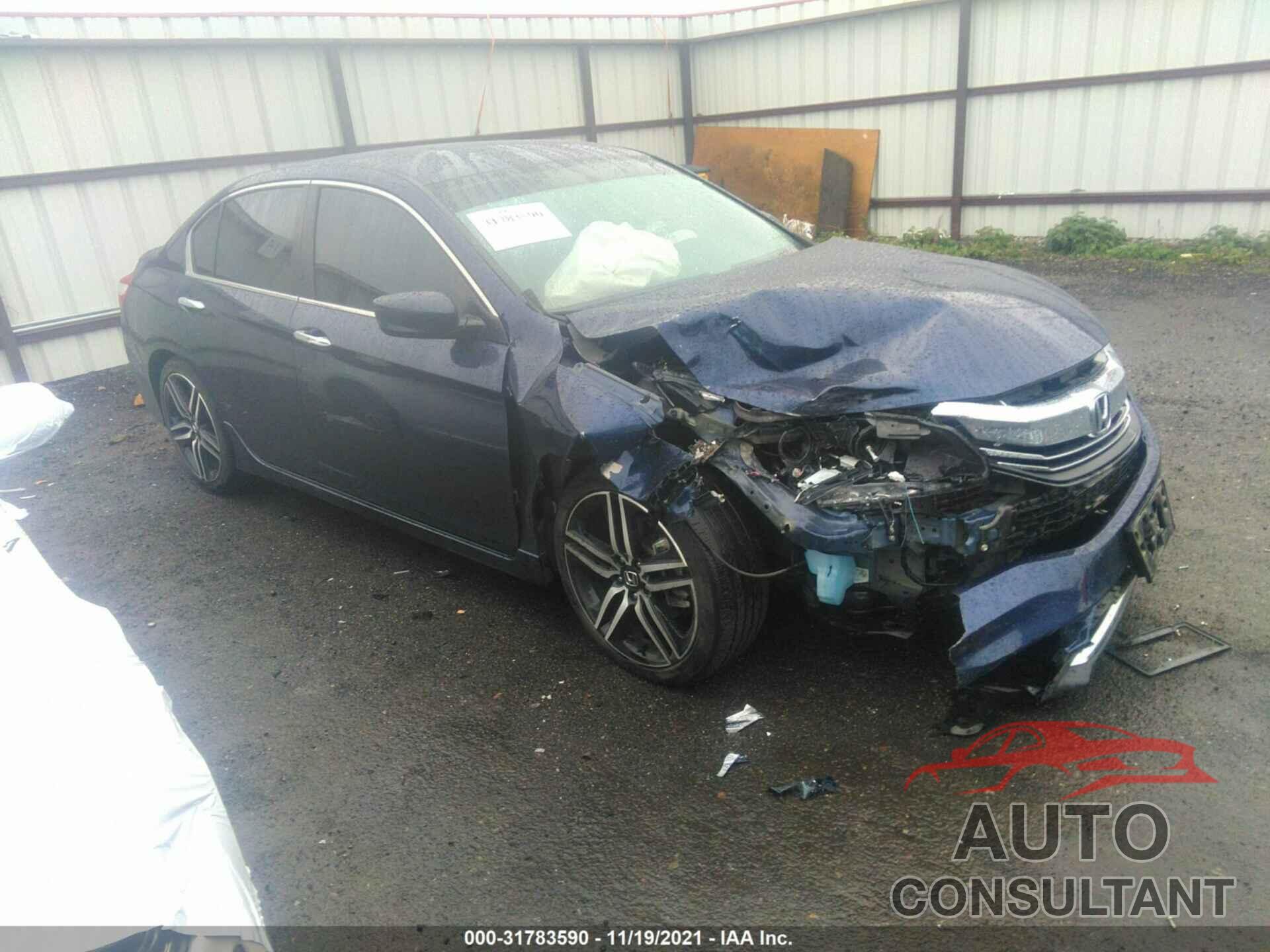 HONDA ACCORD SEDAN 2017 - 1HGCR2F58HA038388