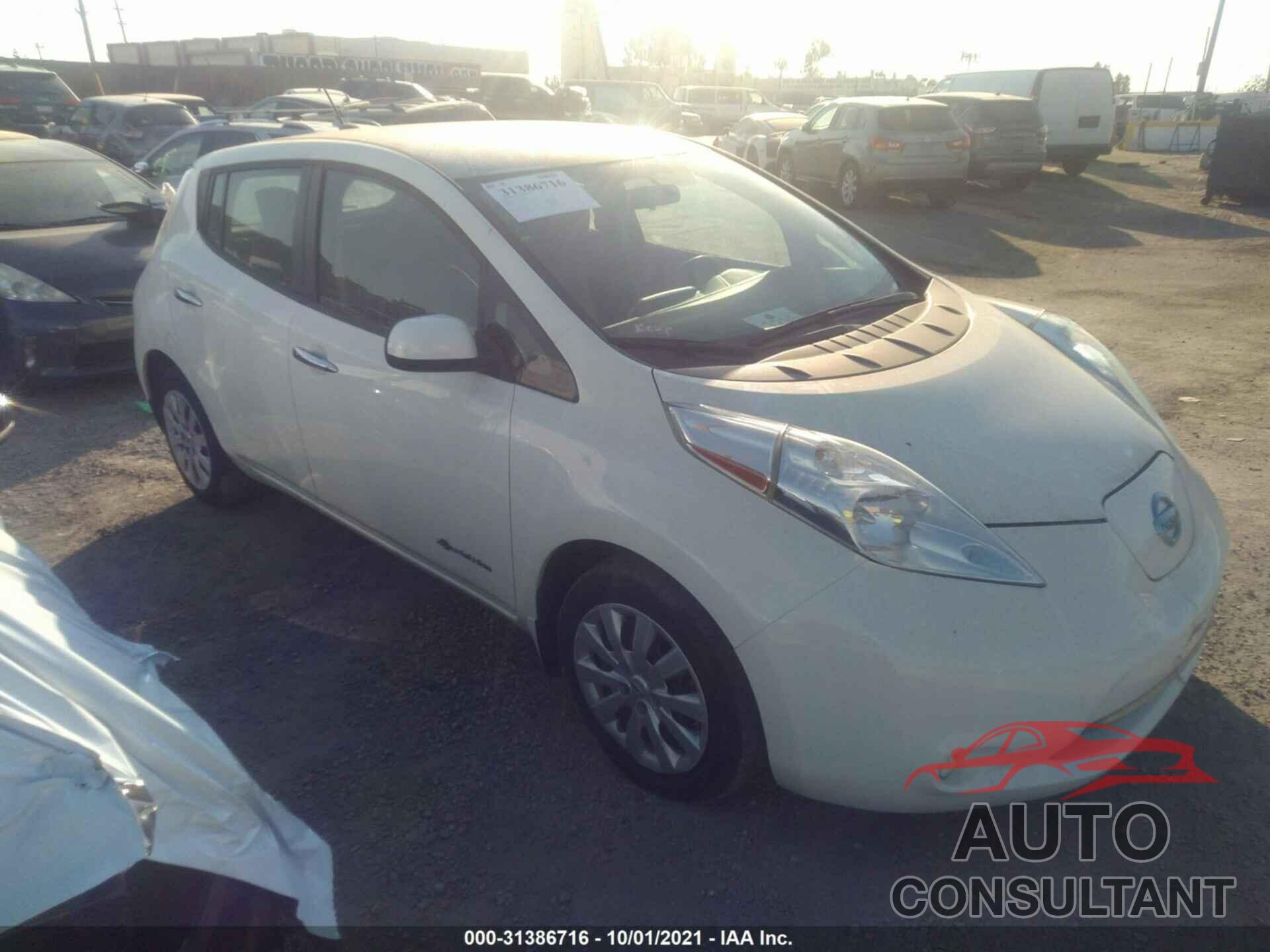 NISSAN LEAF 2016 - 1N4BZ0CP5GC314247