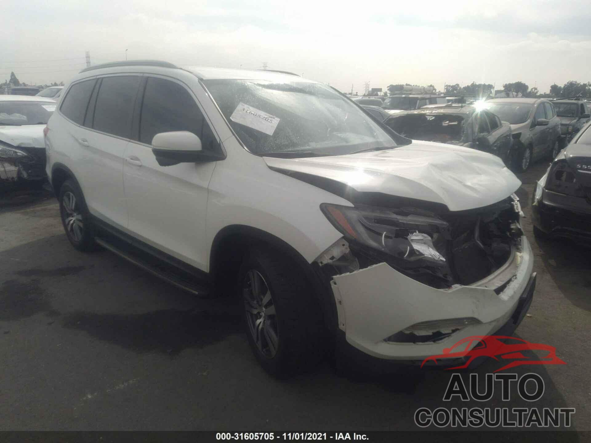 HONDA PILOT 2017 - 5FNYF6H33HB020419