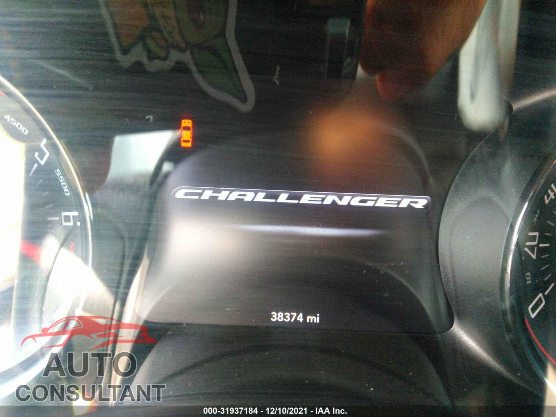 DODGE CHALLENGER 2019 - 2C3CDZAG6KH650052