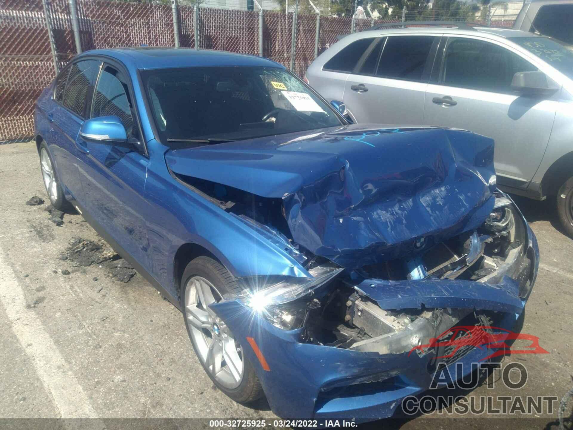 BMW 3 SERIES 2017 - WBA8B9G3XHNU53863