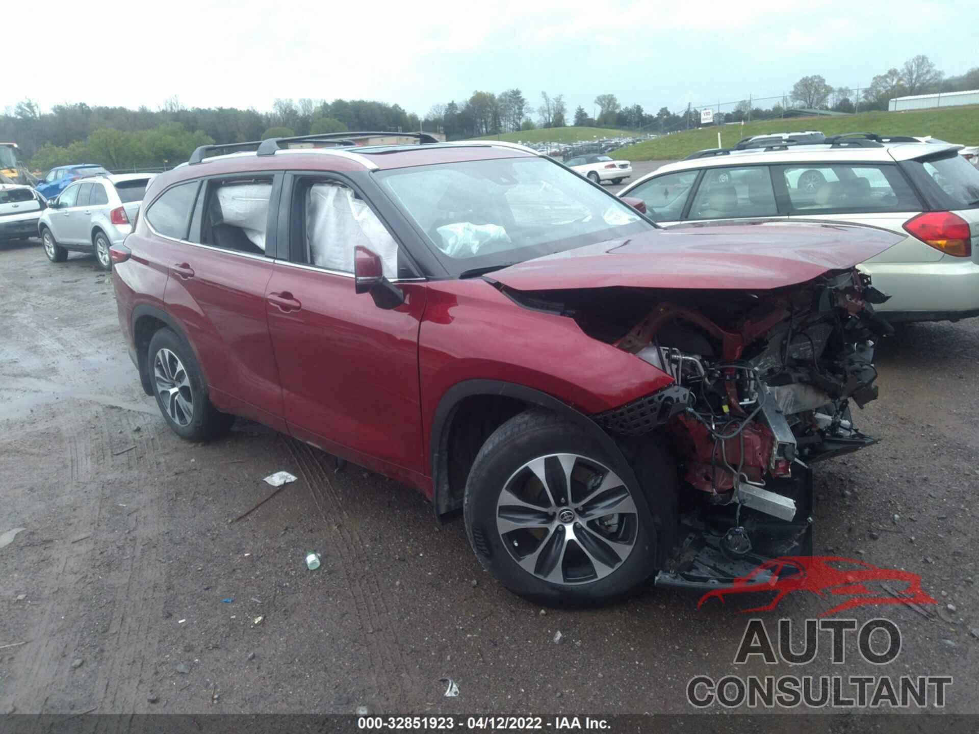 TOYOTA HIGHLANDER 2021 - 5TDHZRAH4MS534865