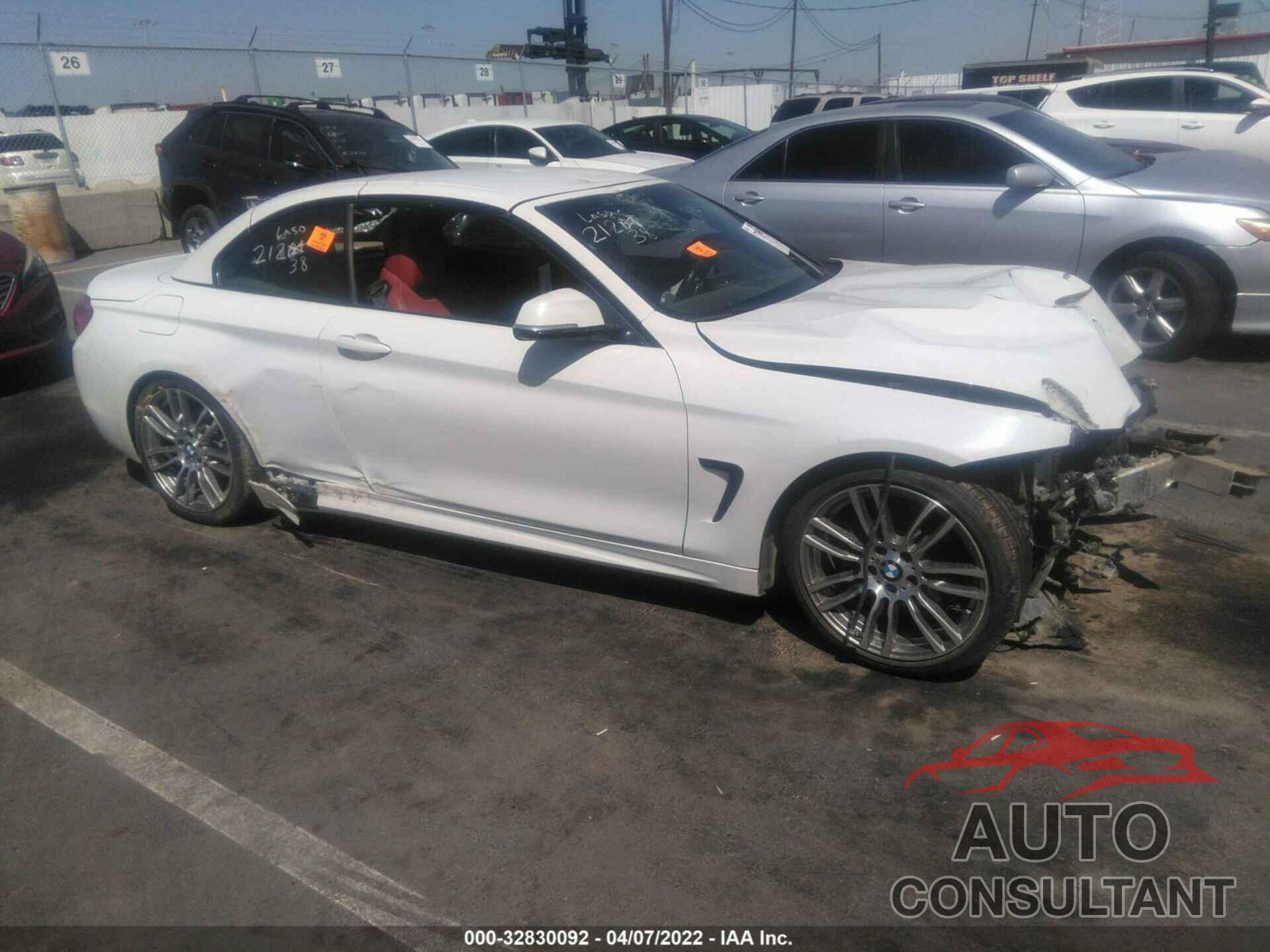 BMW 4 SERIES 2016 - WBA3V7C54G5A26841