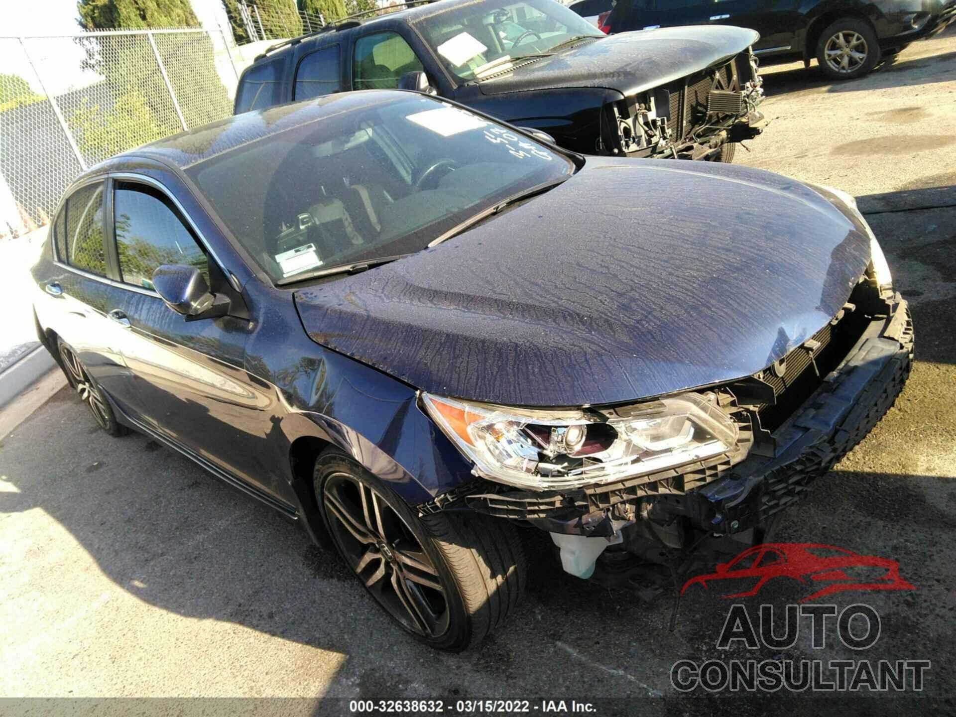 HONDA ACCORD SEDAN 2016 - 1HGCR2F55GA079382